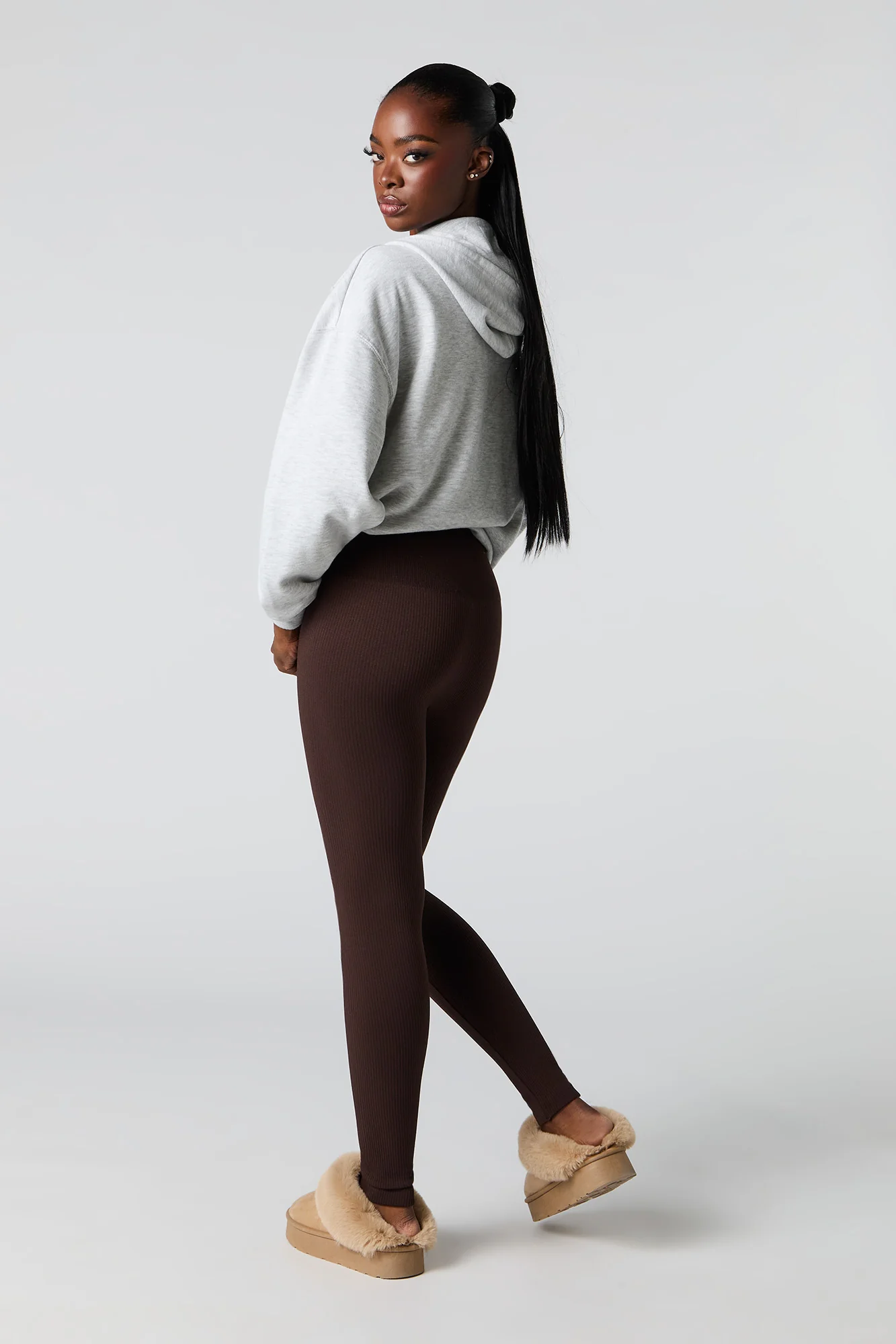 Legging côtelé sans couture à taille haute - Image 13