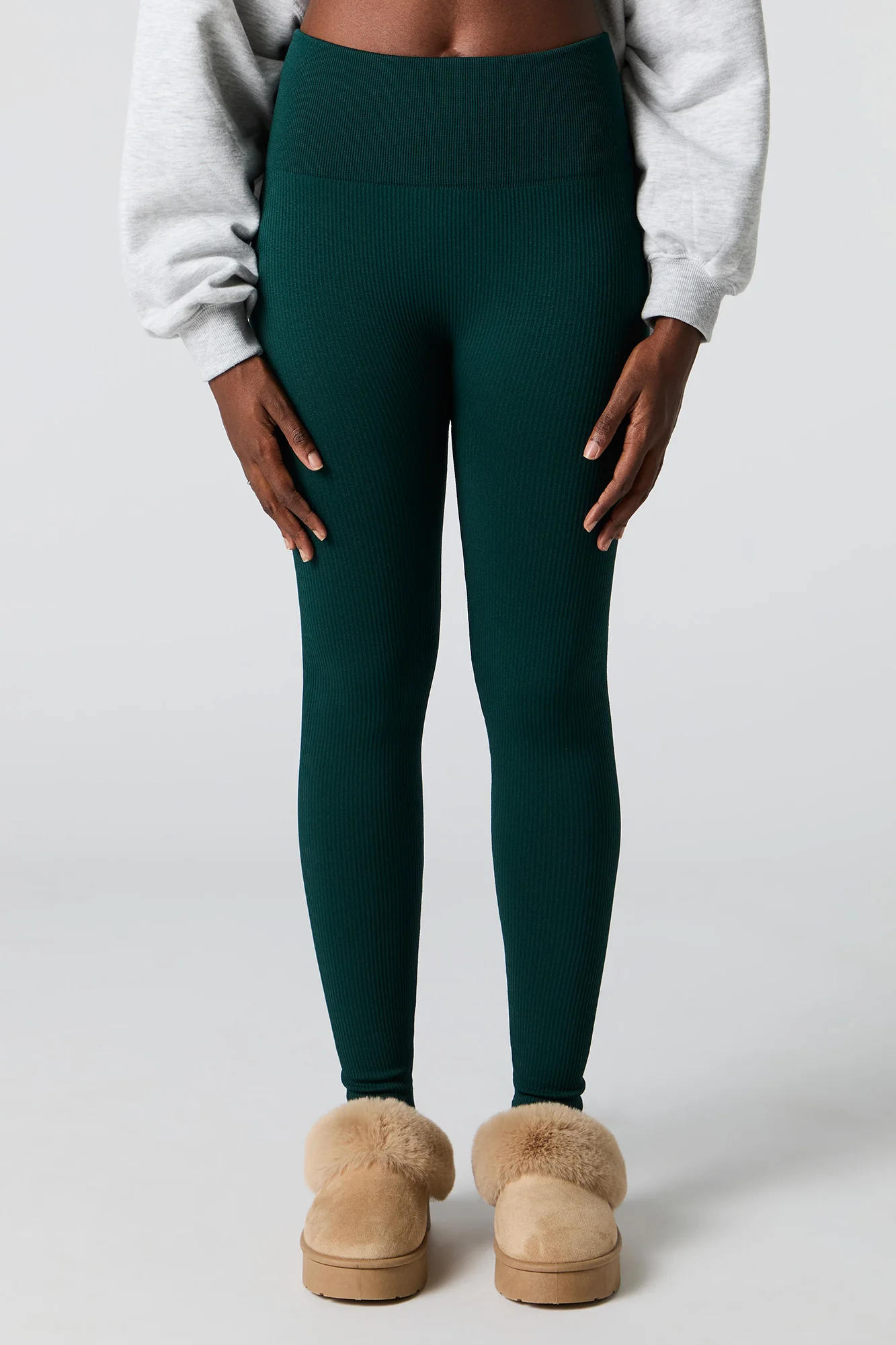 Legging côtelé sans couture à taille haute - Image 15