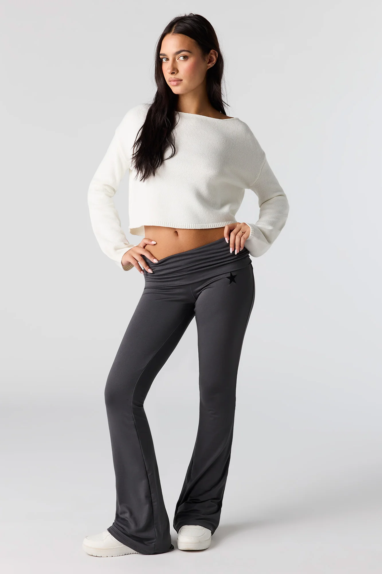 Embroidered Flare Legging - Image 9