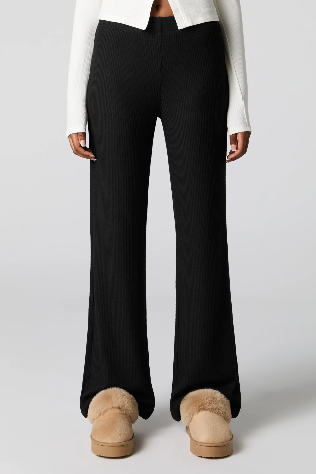 Ribbed Wide Leg Pant - Image 5