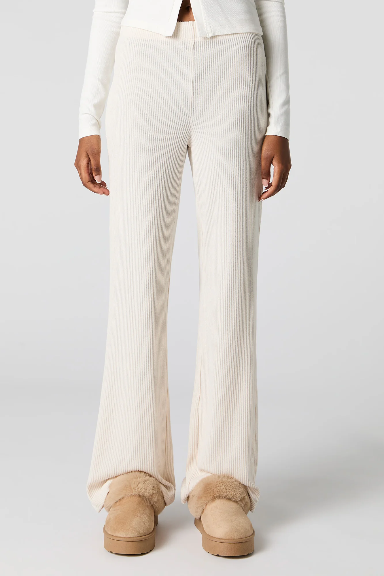 Ribbed Wide Leg Pant - Image 8
