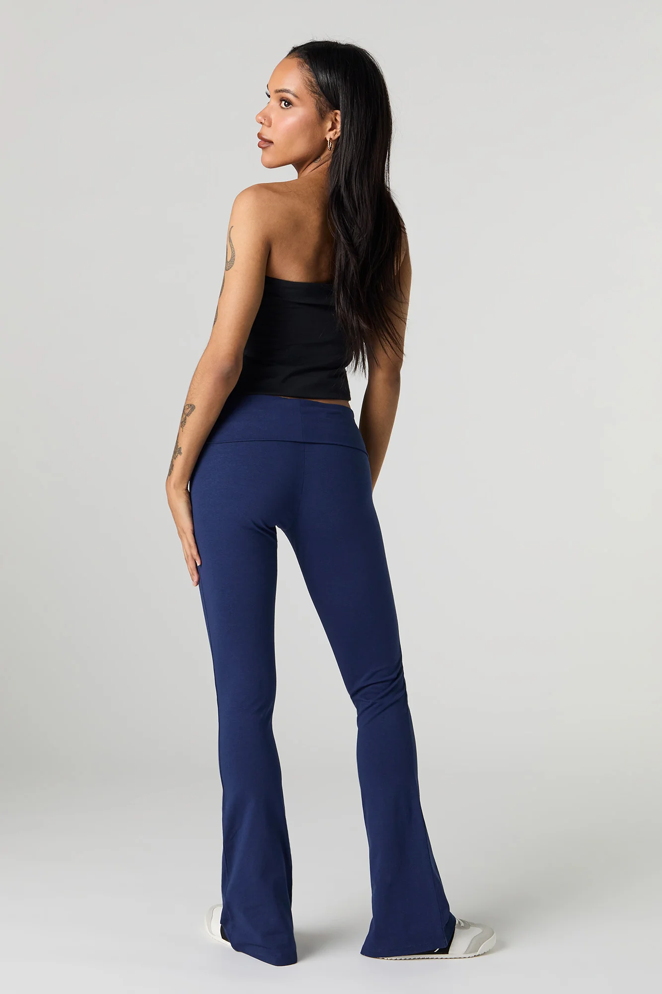 Foldover Waist Flare Legging - Image 15