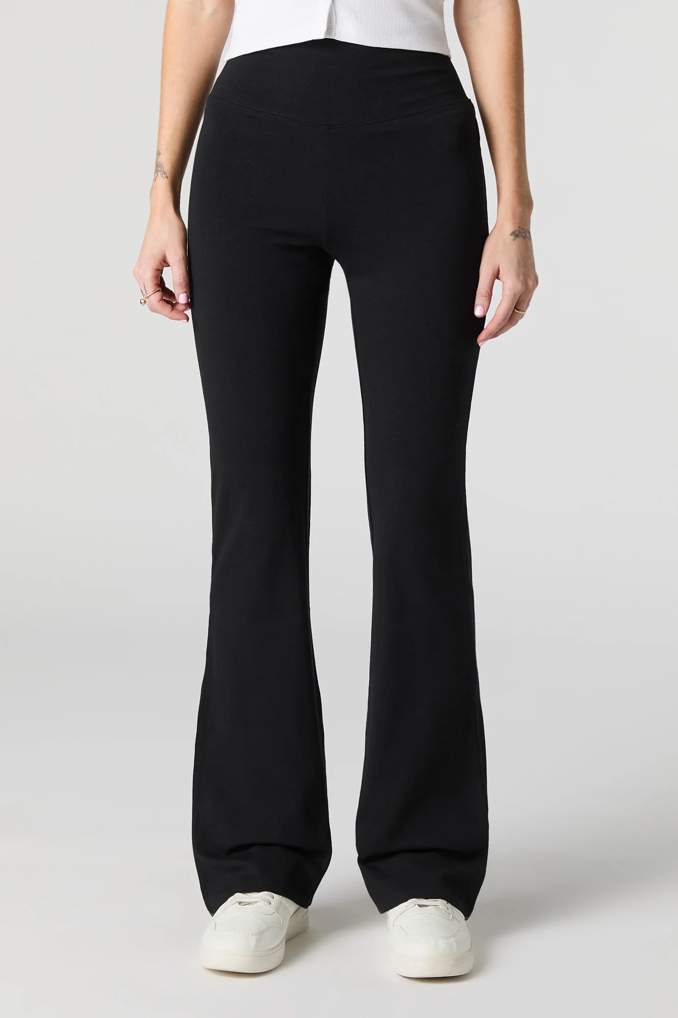Pantalon évasé à taille large - Image 5