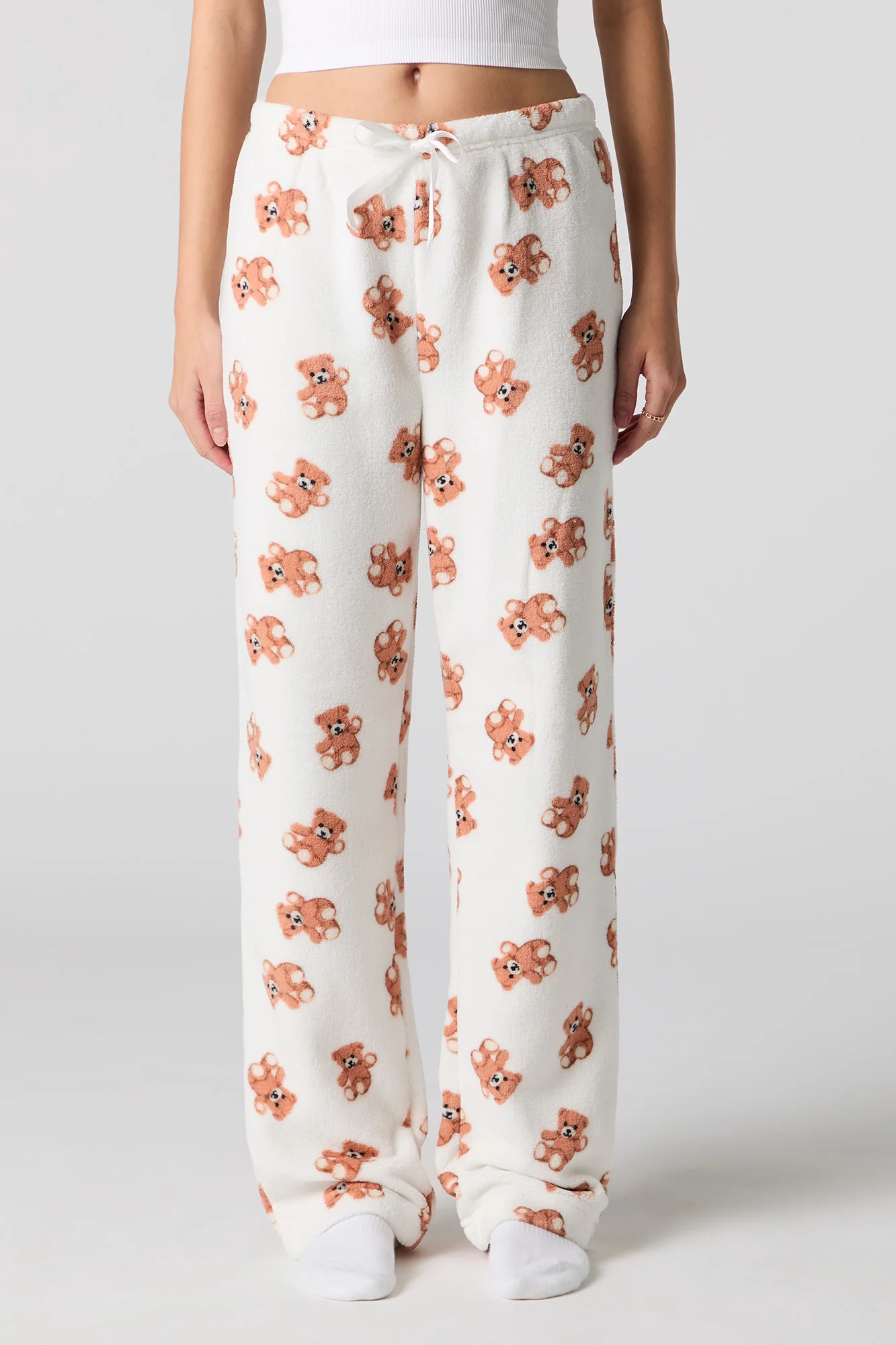 Pantalon de pyjama en peluche imprimé - Image 6