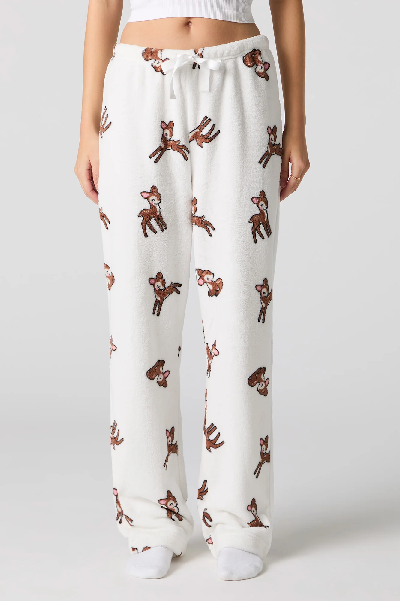 Pantalon de pyjama en peluche imprimé - Image 8