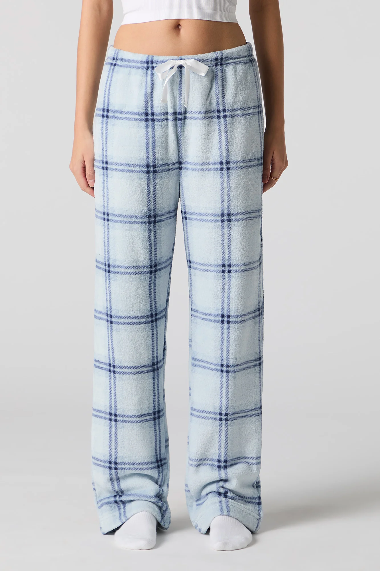 Printed Plush Pajama Pant - Image 11