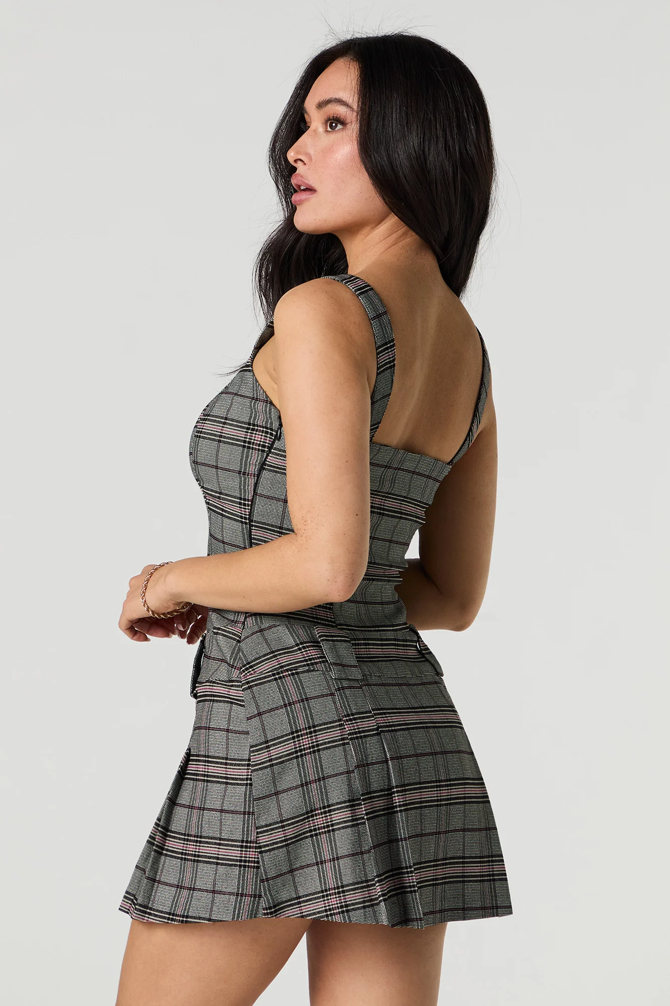 Pleated Mini Dress - Image 6