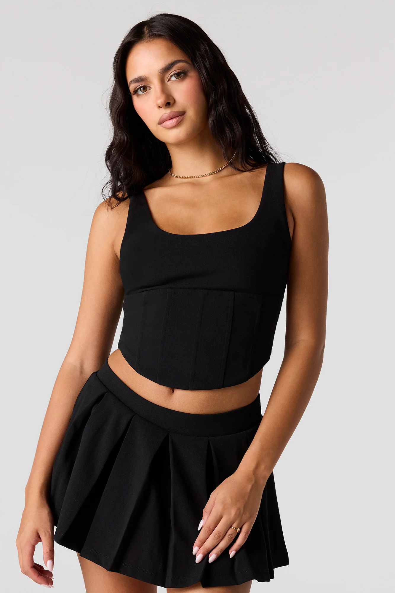 Cropped Corset Tank - Image 5