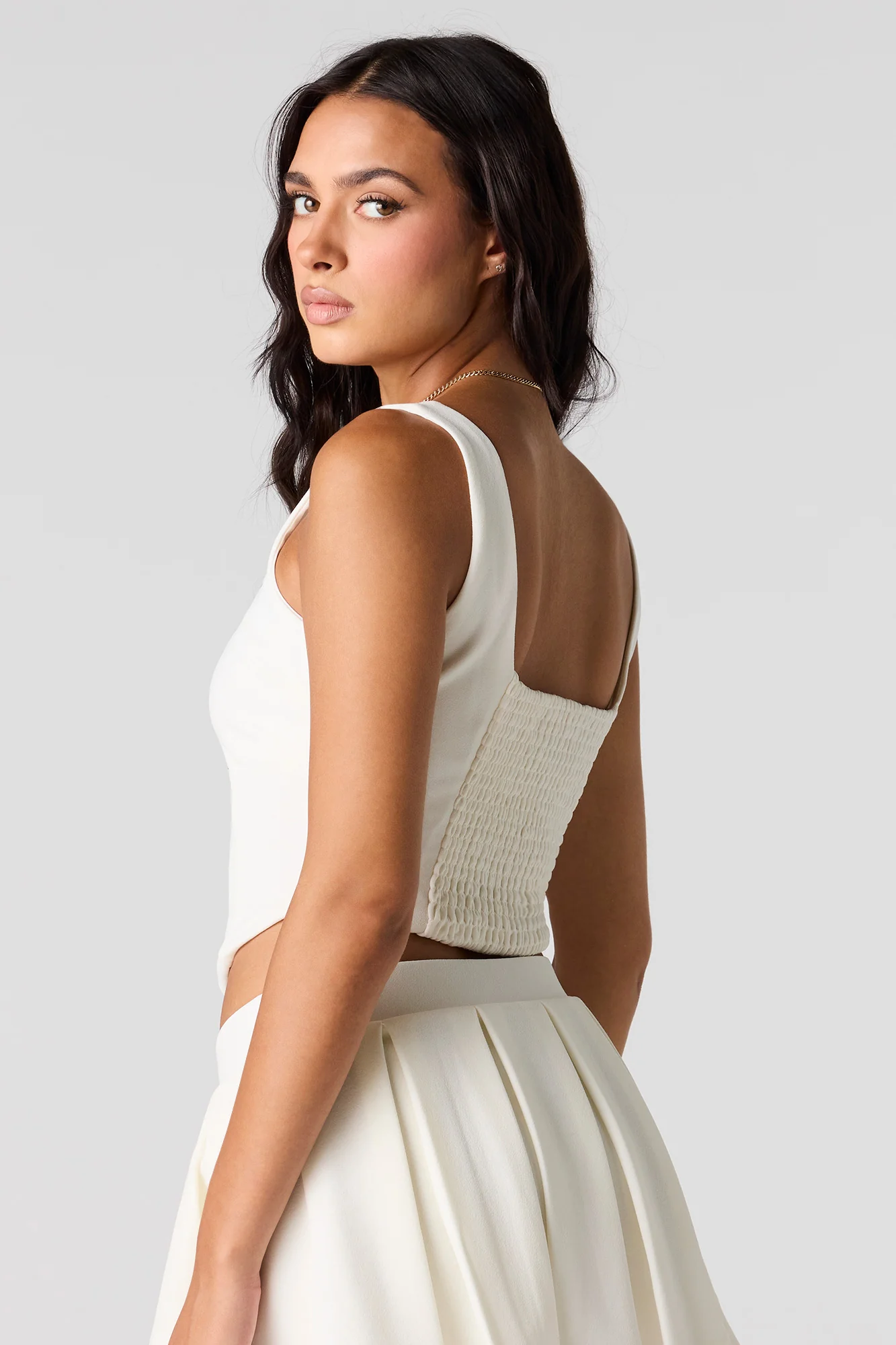 Cropped Corset Tank - Image 9