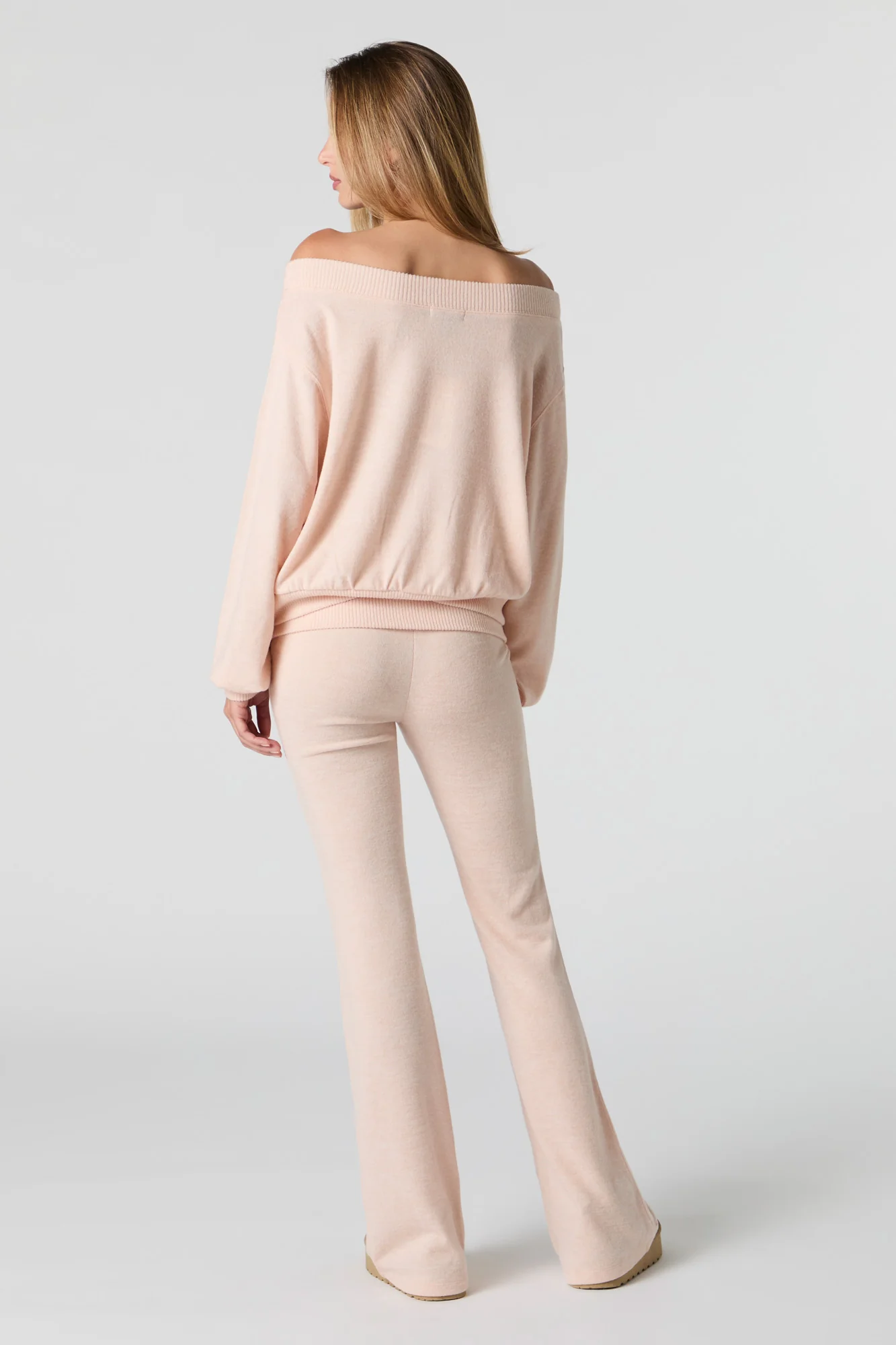 Knit Foldover Waist Flare Pant - Image 10