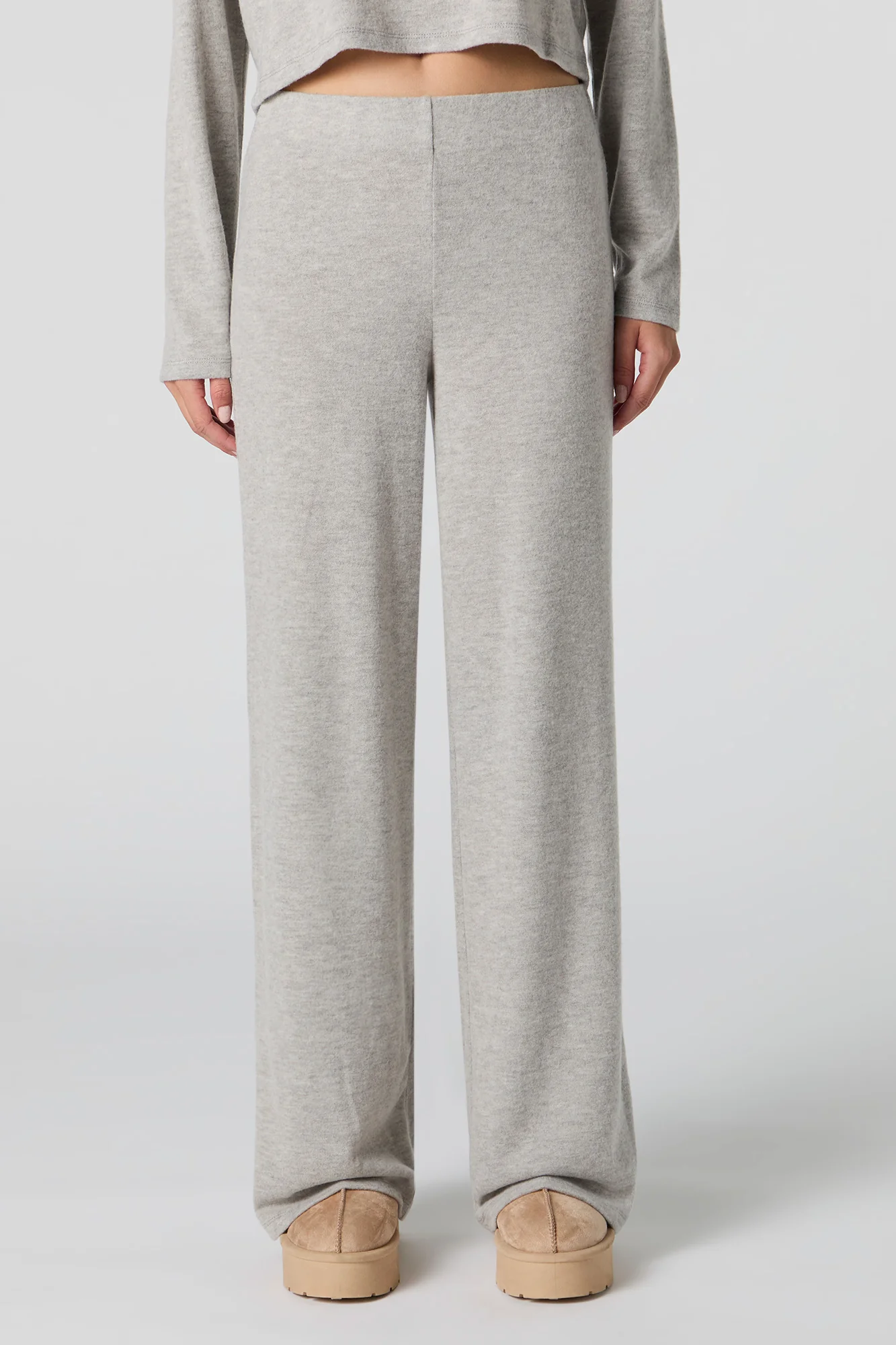 Pantalon à jambe large en tricot - Image 8