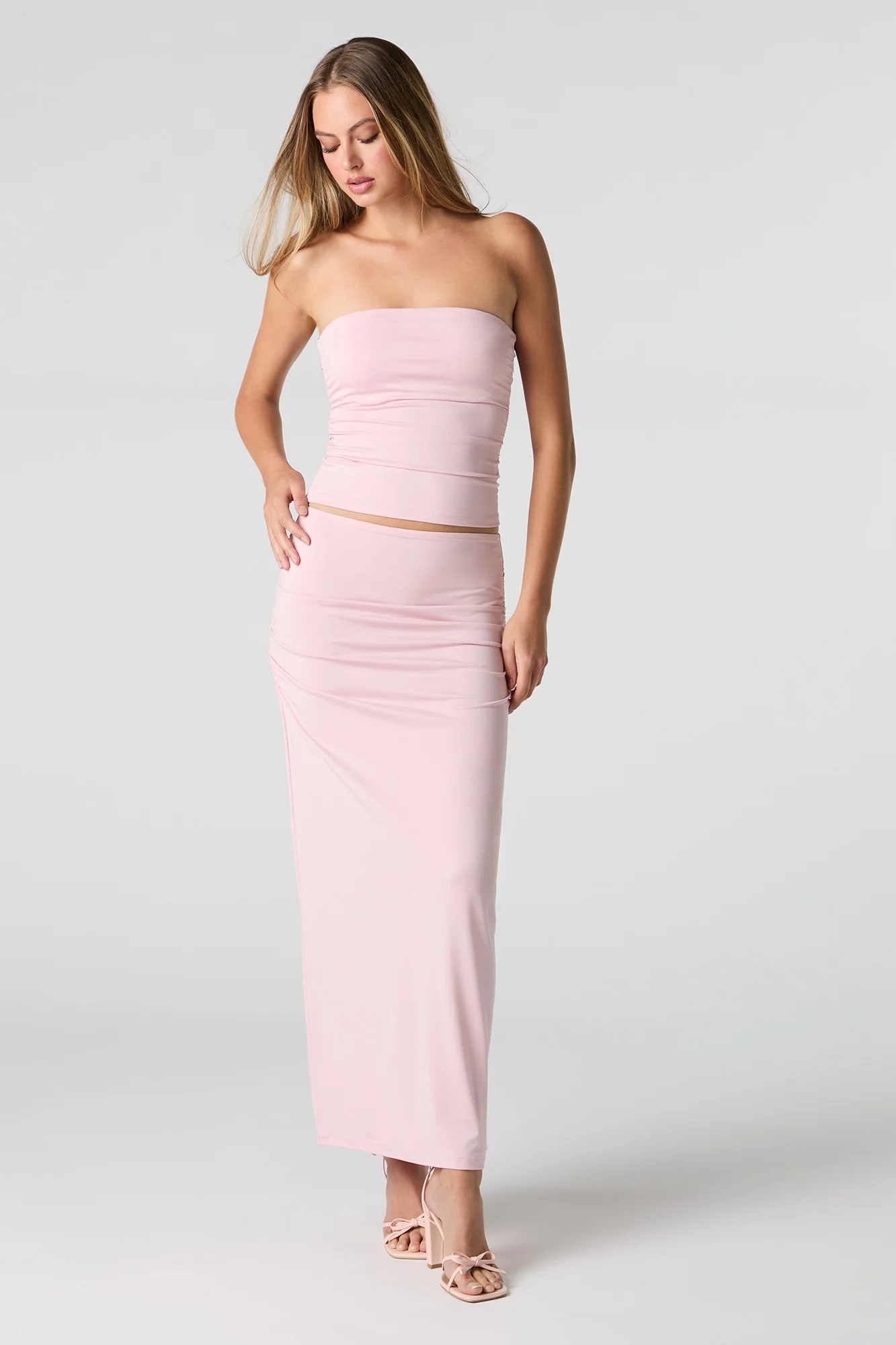 Contour Ruched Maxi Skirt - Image 10