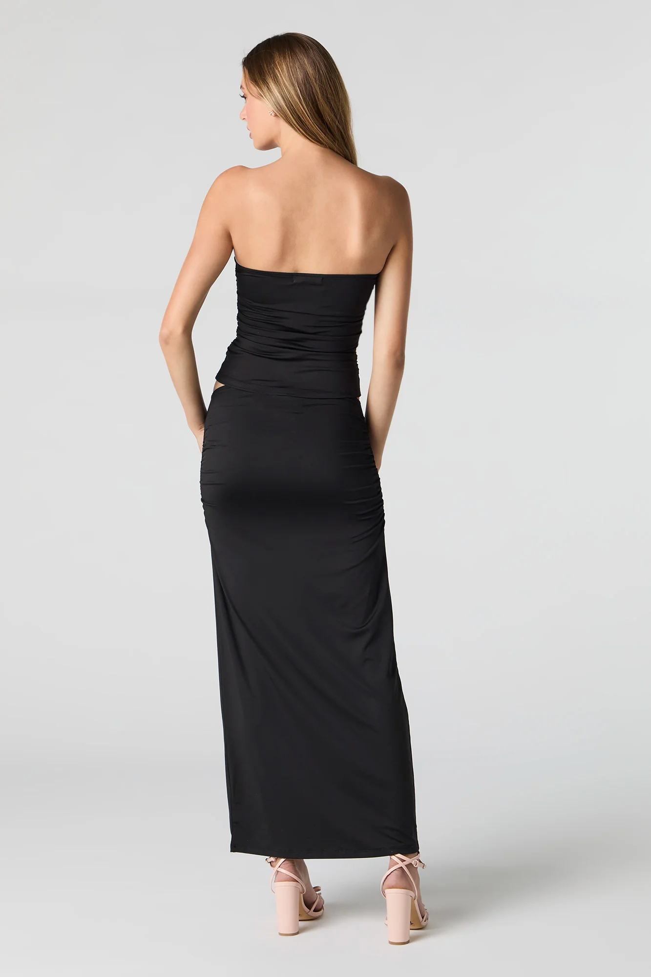 Contour Ruched Maxi Skirt - Image 5