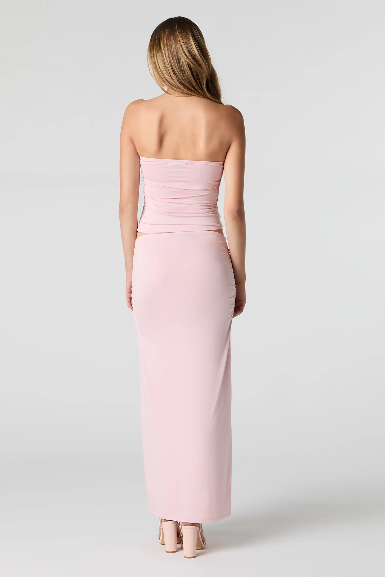 Contour Ruched Maxi Skirt - Image 8