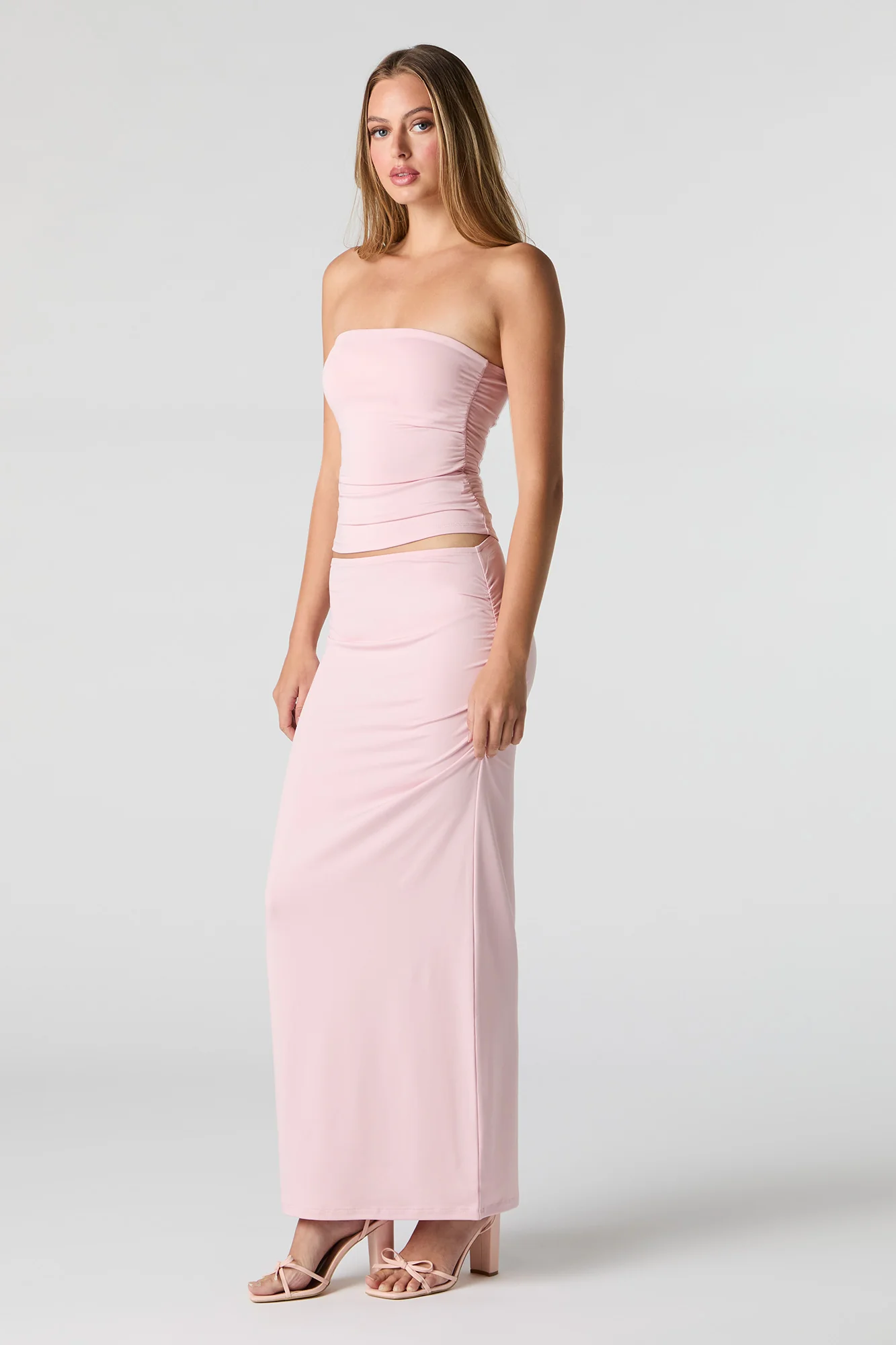 Contour Ruched Maxi Skirt - Image 9