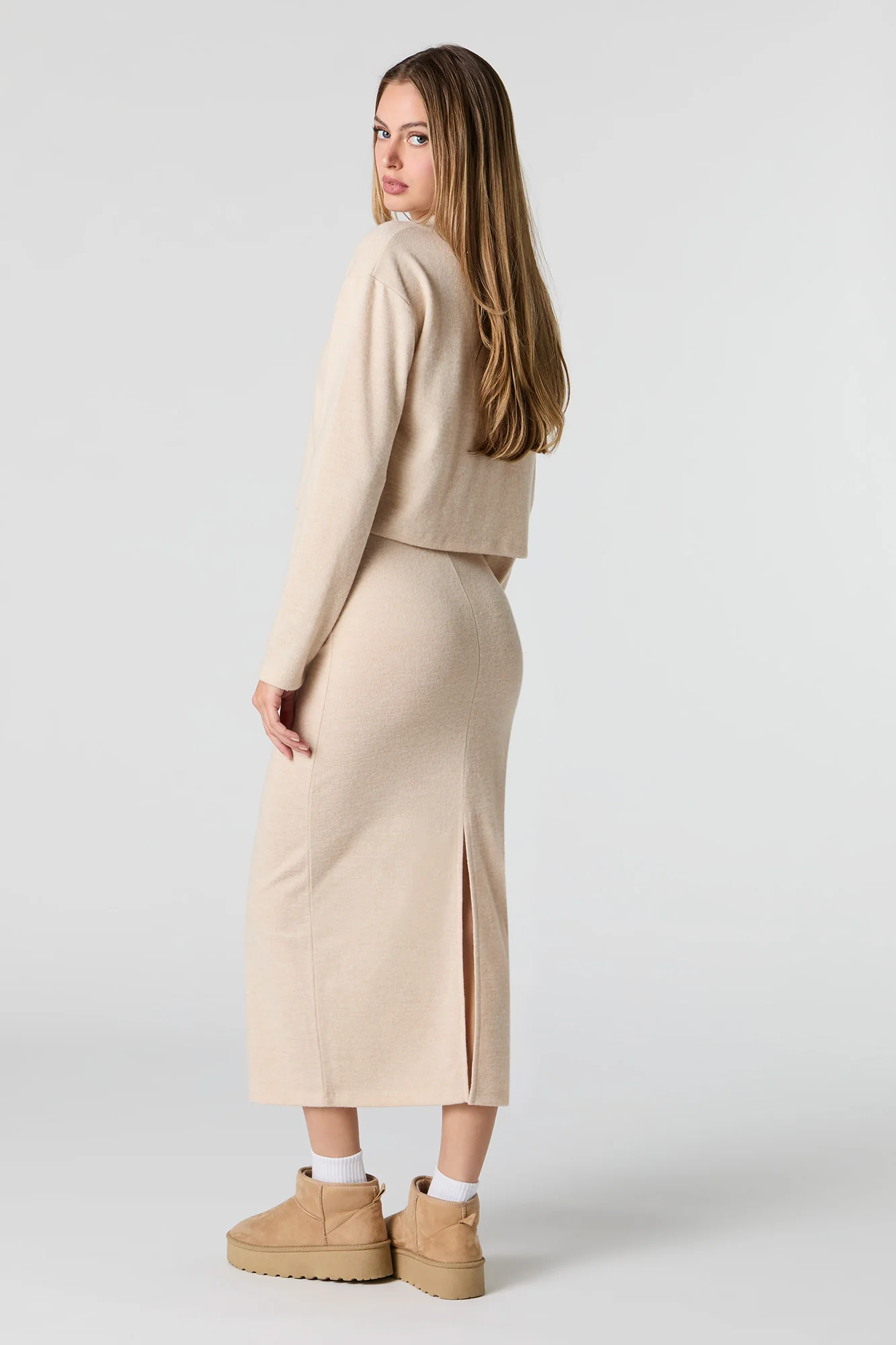 Knit Maxi Skirt - Image 3