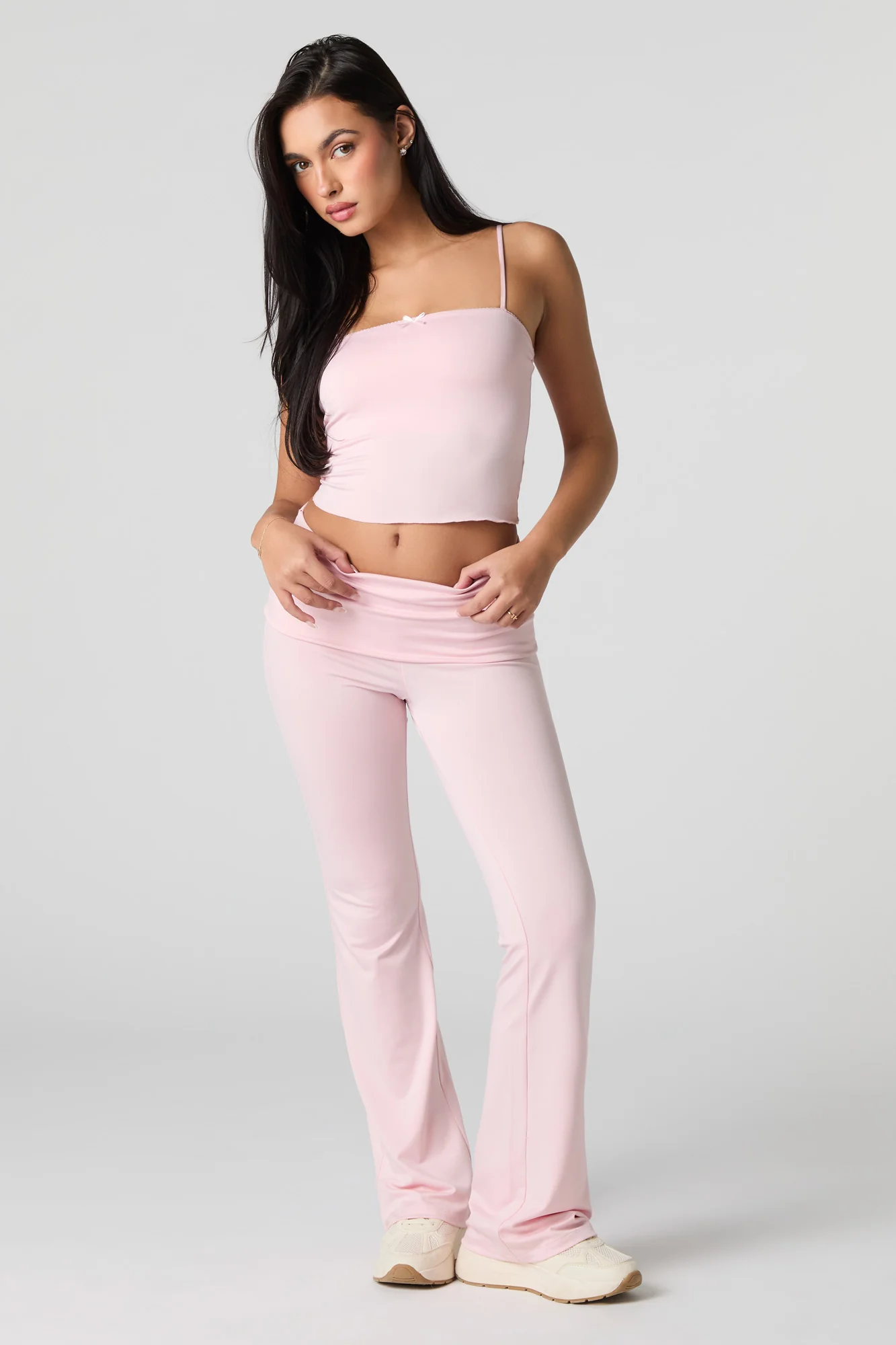 Contour Foldover Waist Flare Pant - Image 4