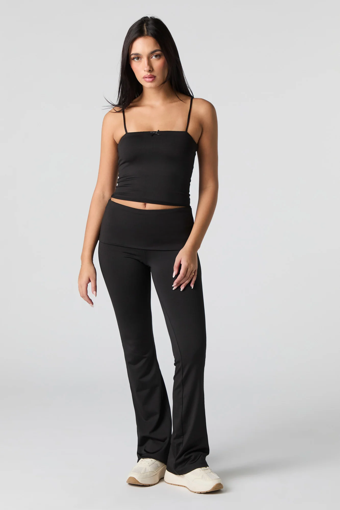 Contour Foldover Waist Flare Pant - Image 5