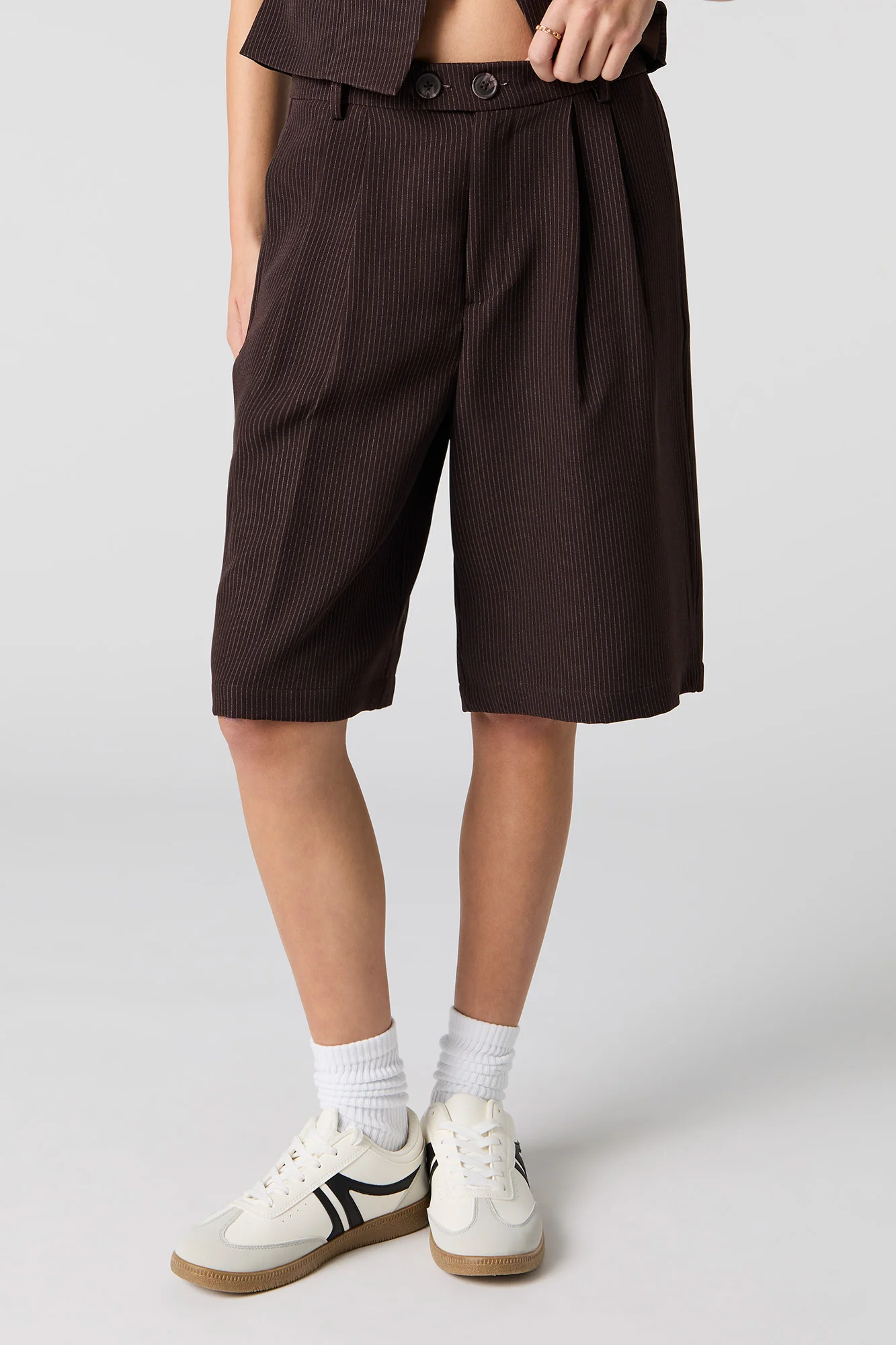 Pleated Longline Dress Short - Image 5