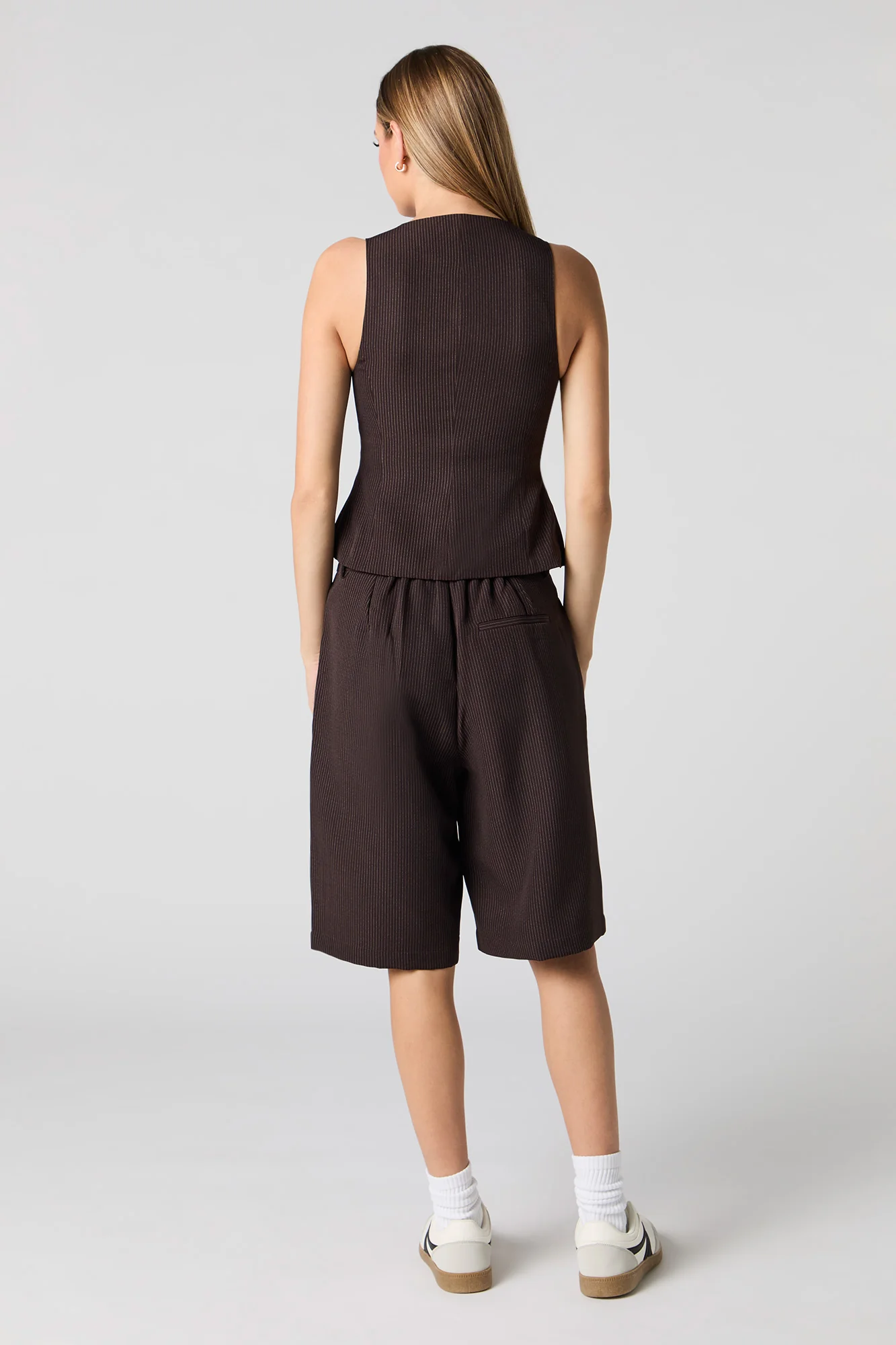 Pleated Longline Dress Short - Image 6
