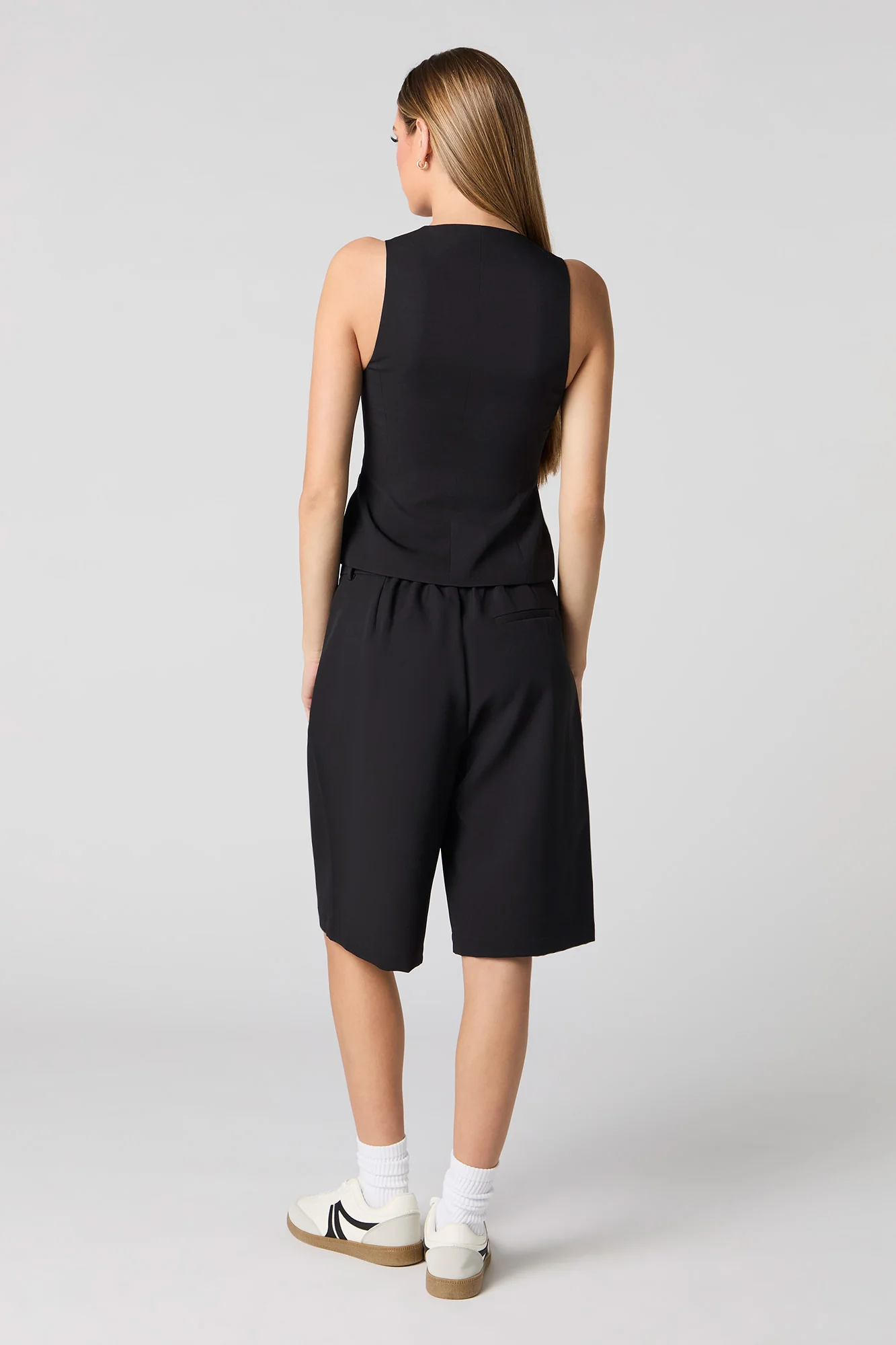 Pleated Longline Dress Short - Image 9