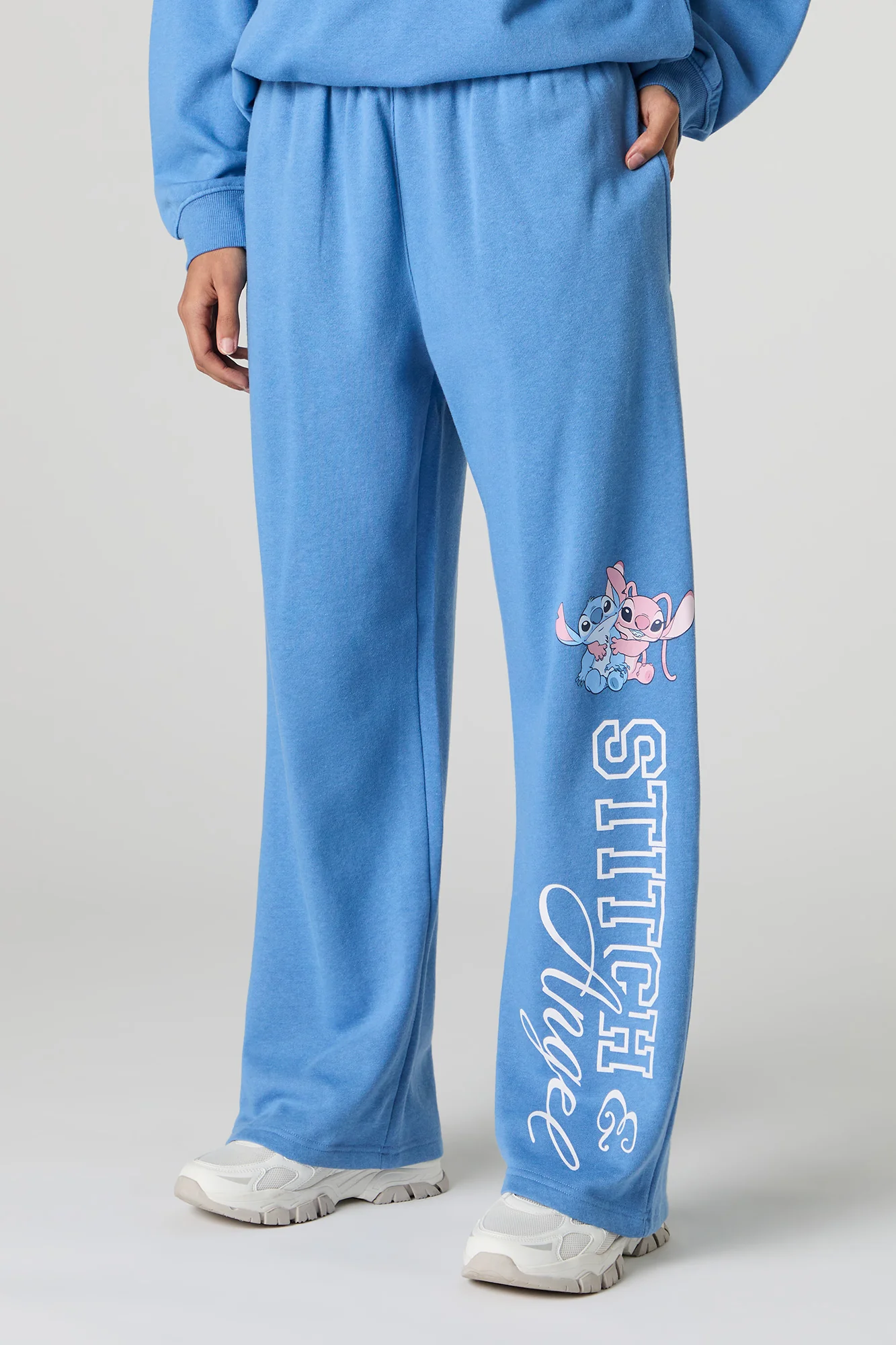 Stitch Graphic Fleece Flare Sweatpant - Image 5