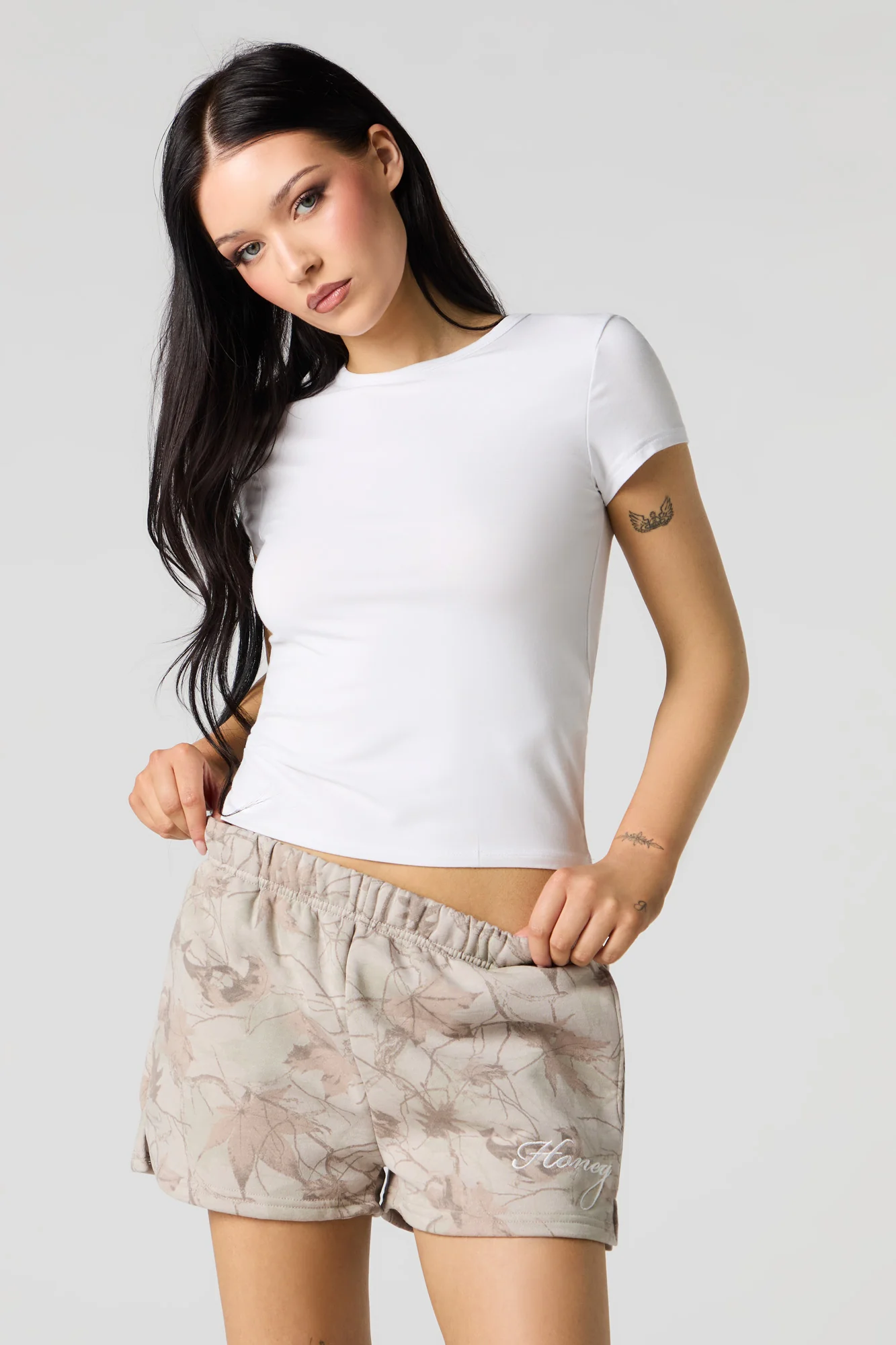 Short en molleton avec broderie - Image 23