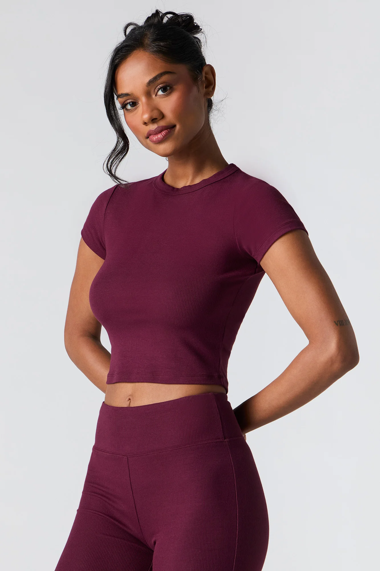 Active Soft Ribbed T-Shirt