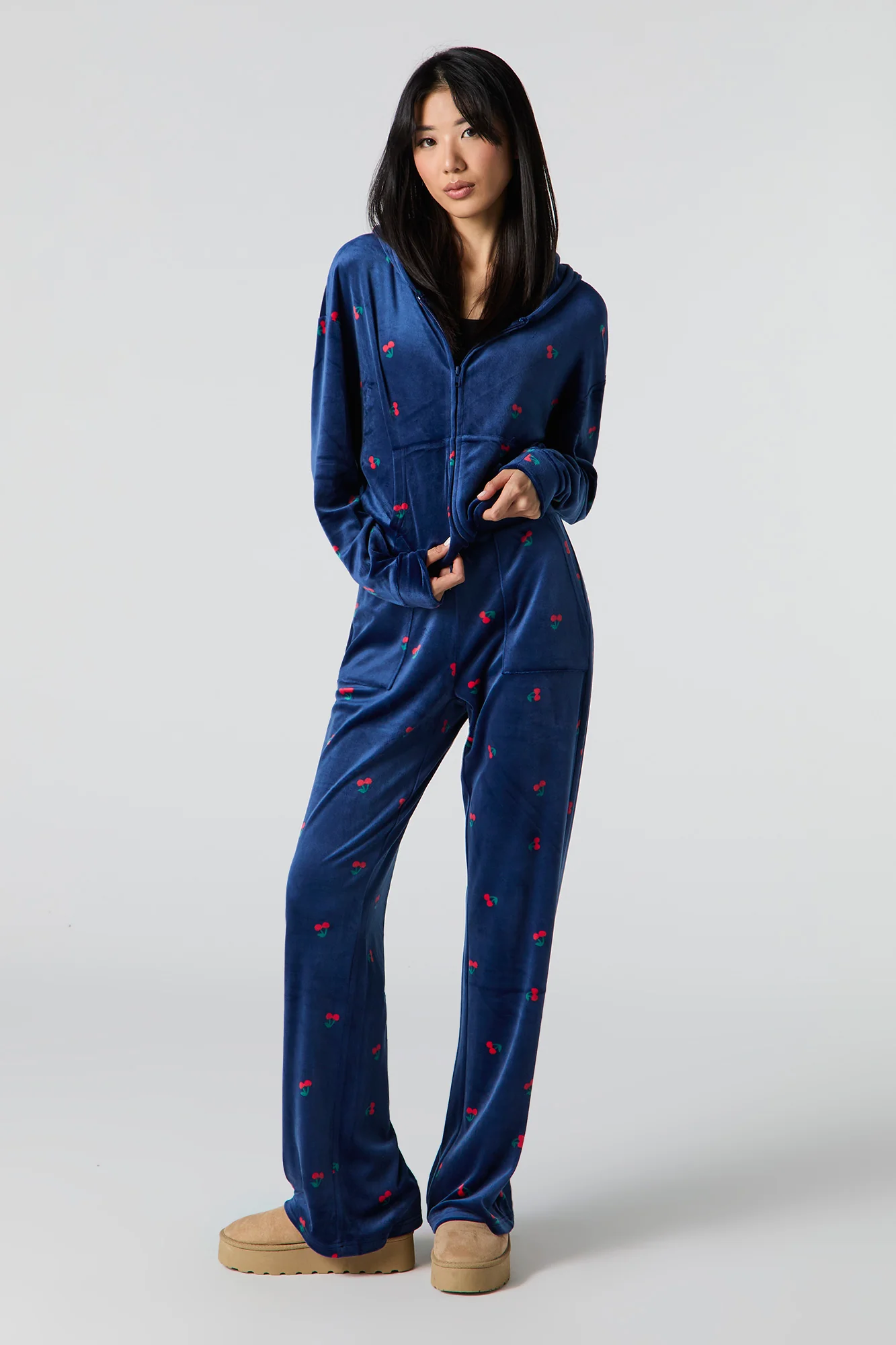 Velour Wide Leg Pant - Image 10