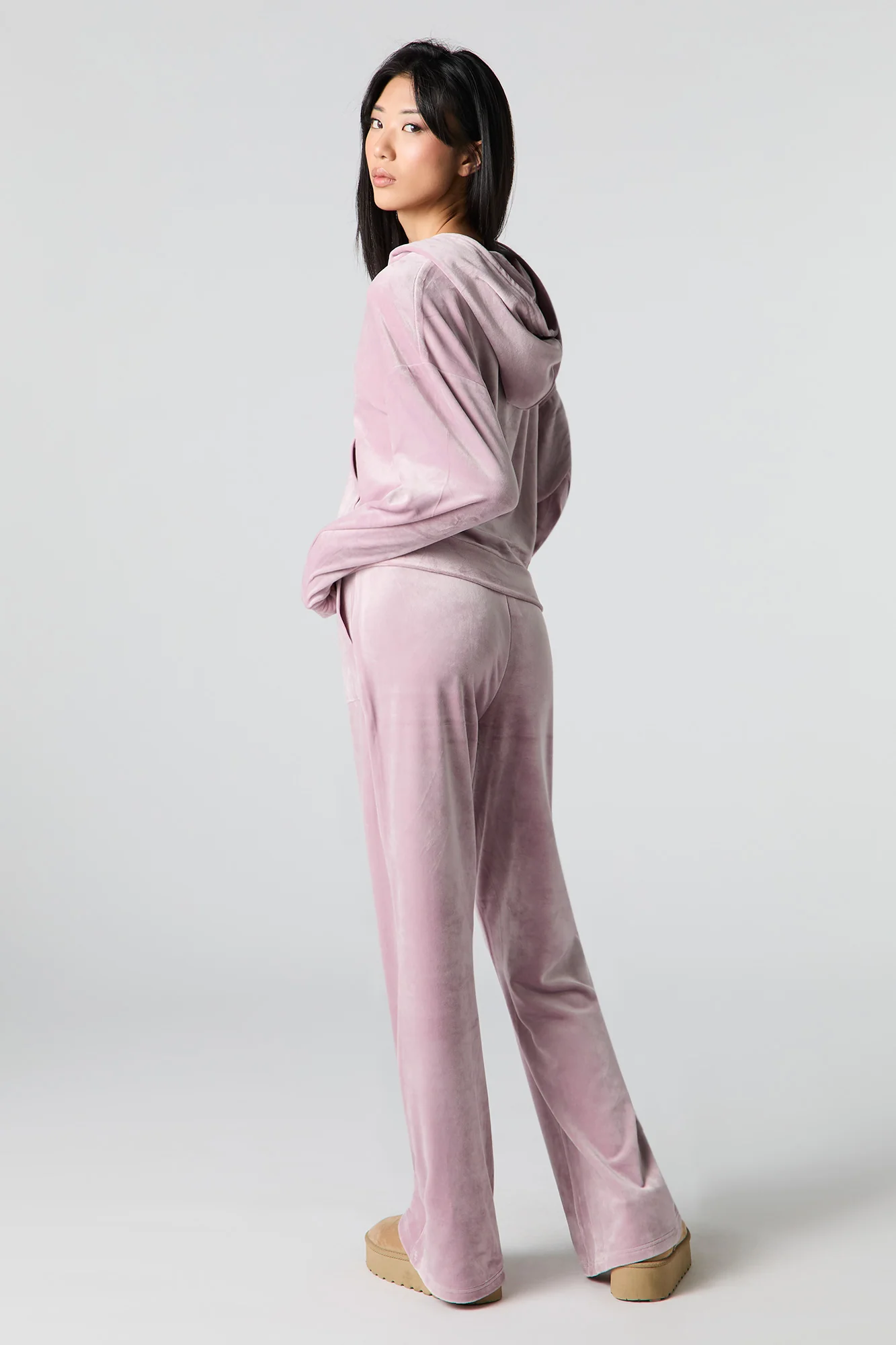 Velour Wide Leg Pant - Image 3
