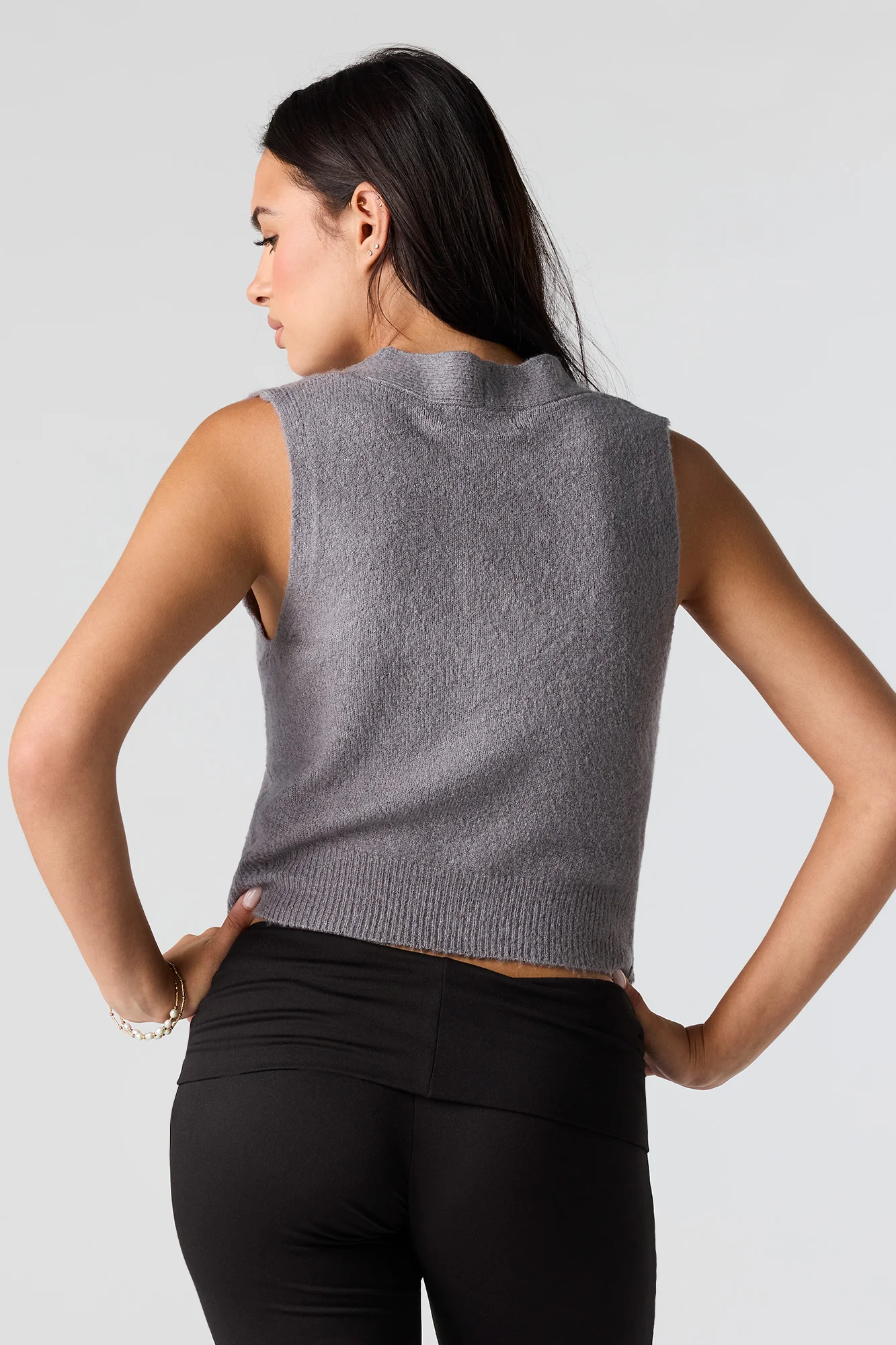 Mossy Knit Sweater Vest - Image 5