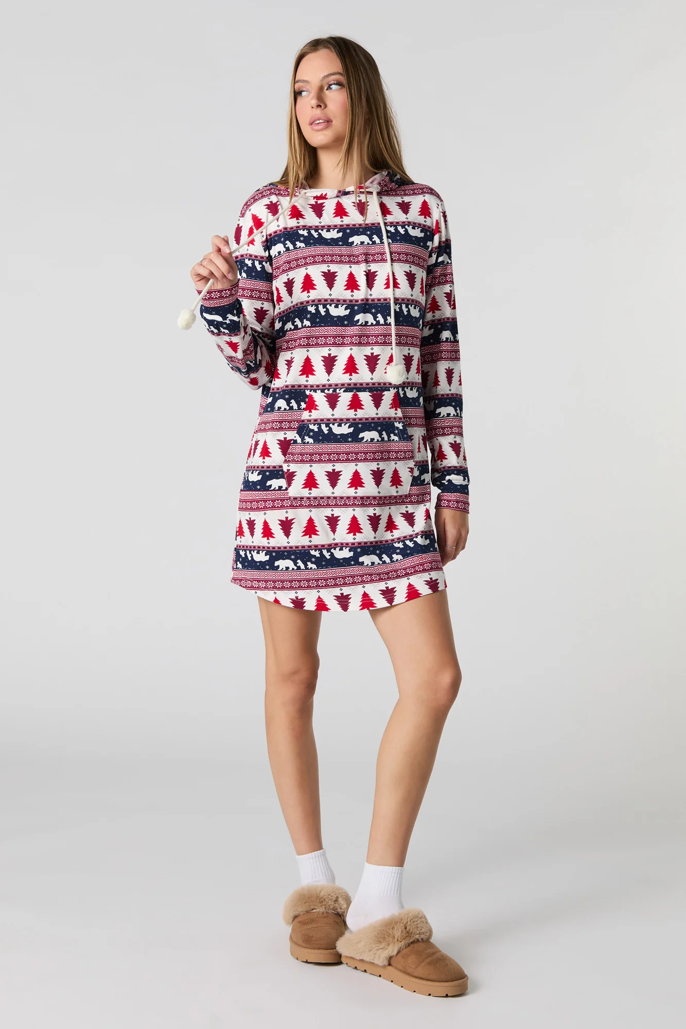 Robe-pyjama pour la famille à imprimé Clan Confort pour femmes - Image 3