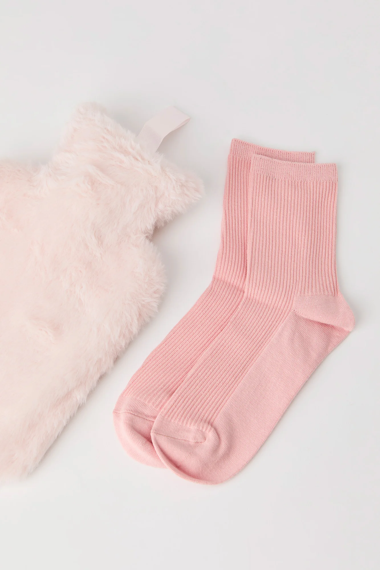 Plush Hot Water Bottle & Socks Gift Set - Image 7
