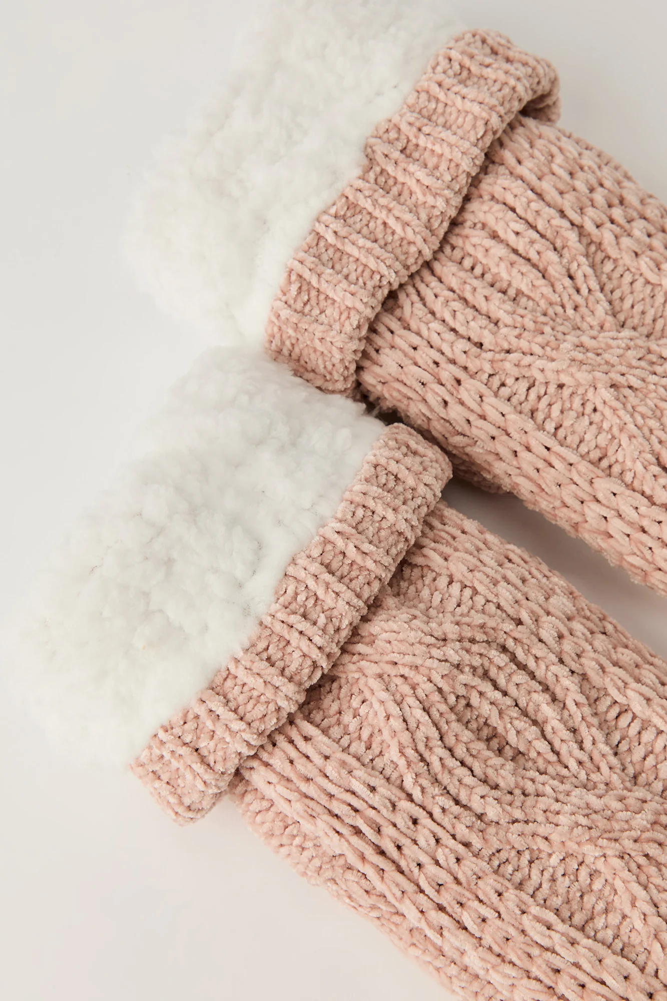 Cable Knit Slipper Socks - Image 2