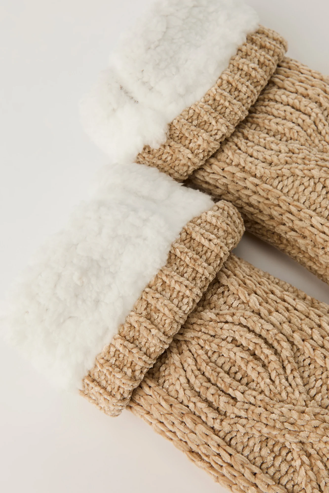Cable Knit Slipper Socks - Image 4