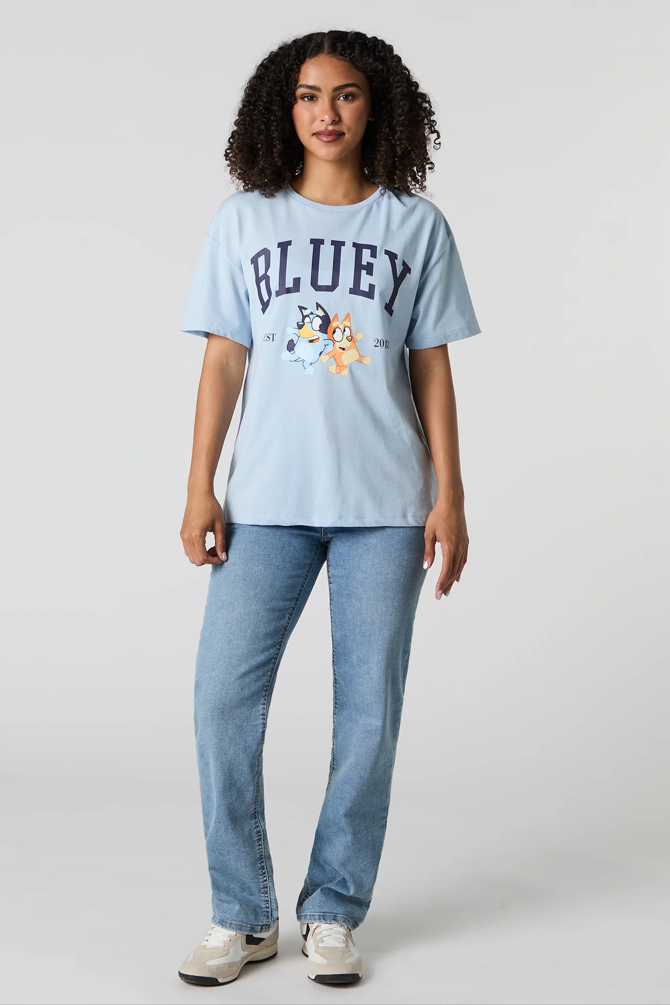 T-shirt coupe garçonne à imprimé Bluey - Image 3