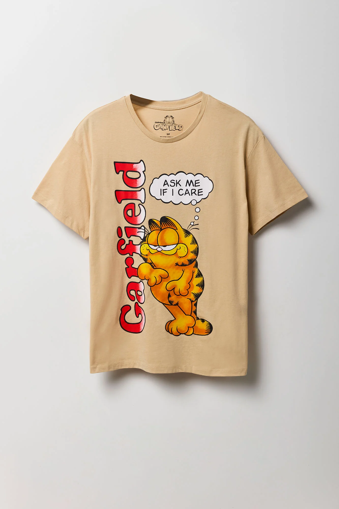 T-shirt coupe garçonne à imprimé Garfield - Image 4