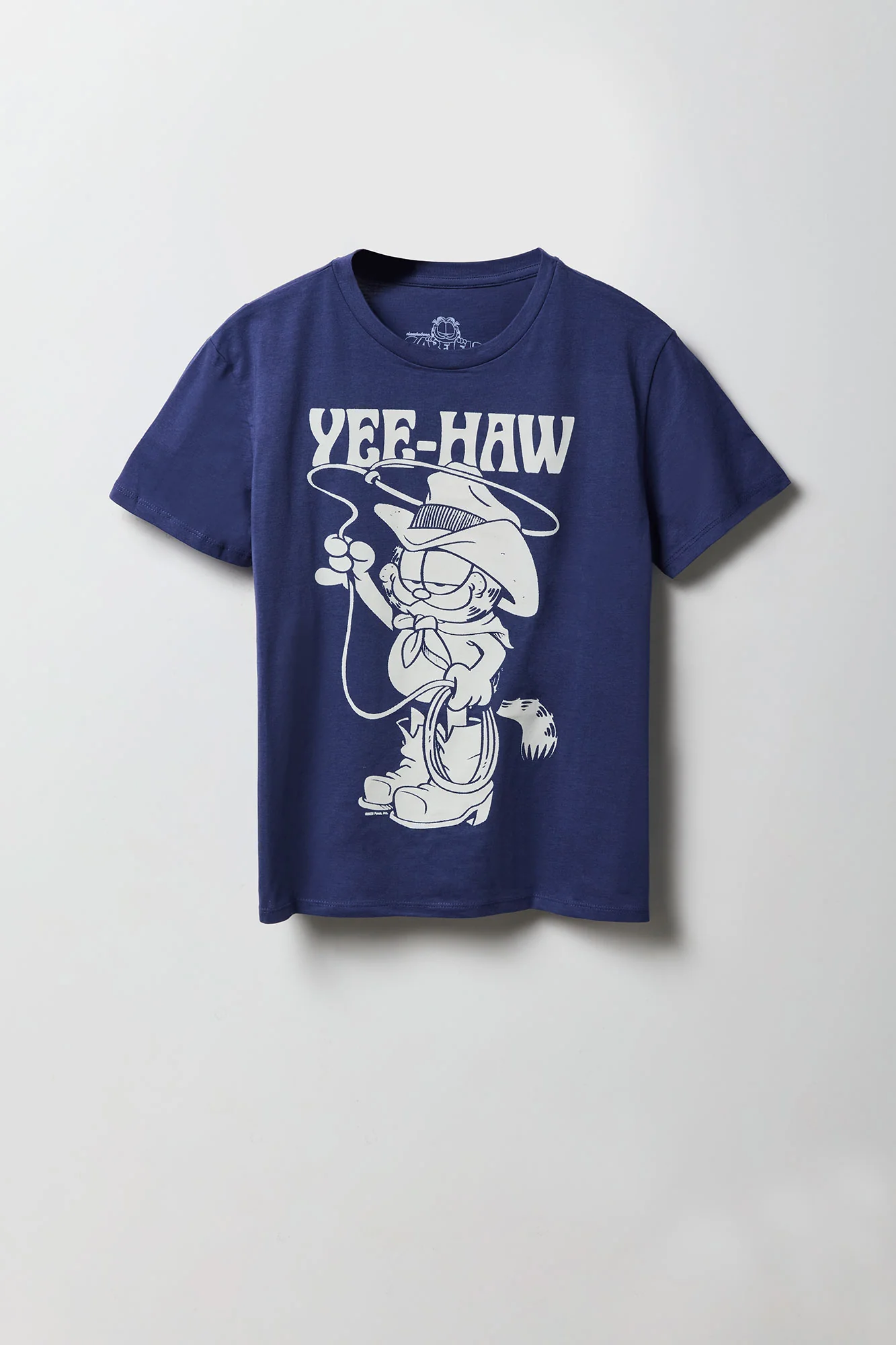 Garfield Yeehaw Graphic Boyfriend T-Shirt - Image 4