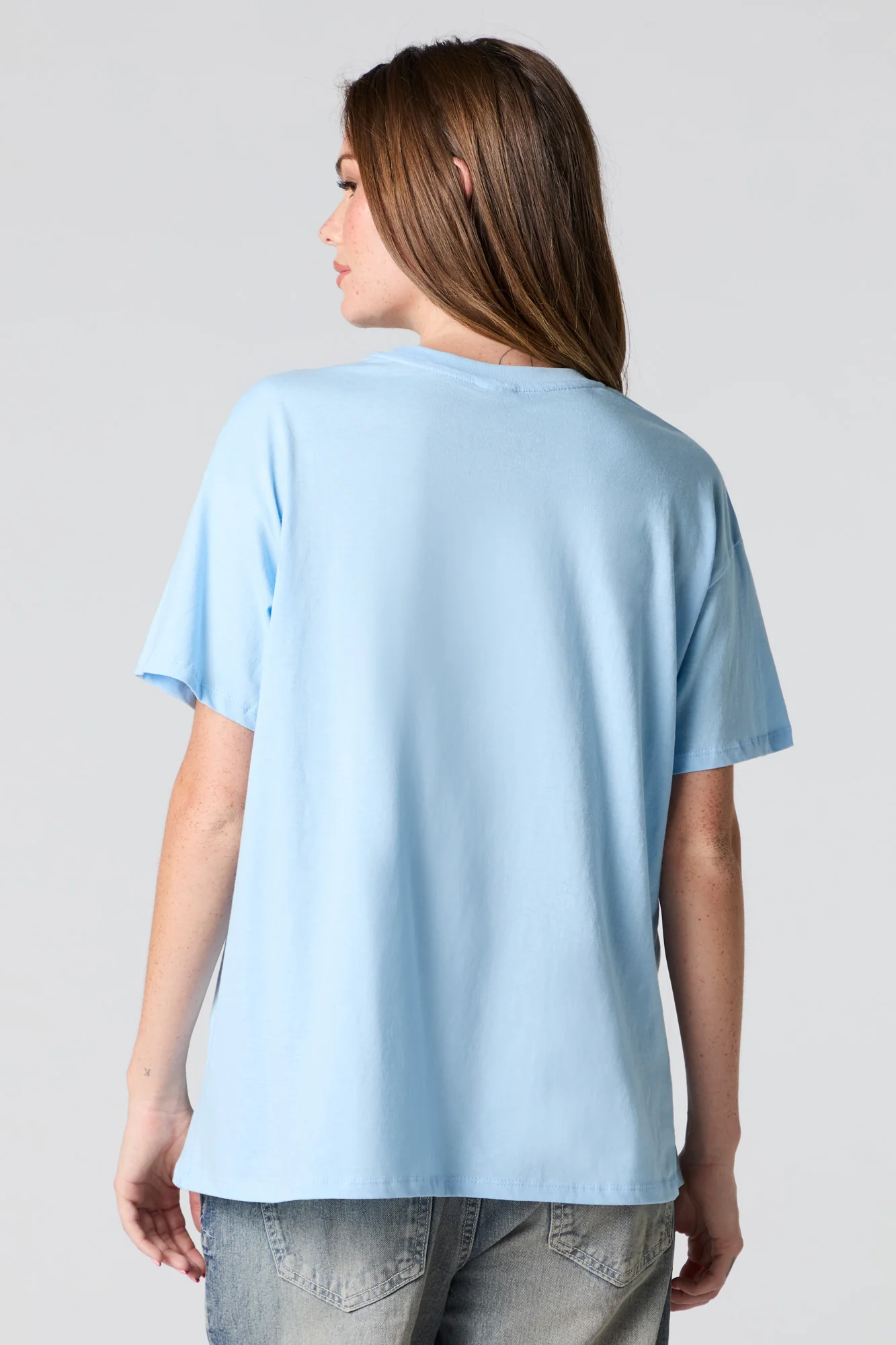 T-shirt de coupe garçonne à imprimé Stitch Hawaii - Image 2