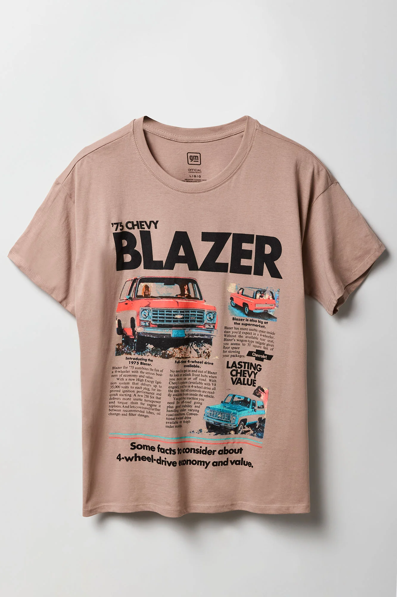 T-shirt de coupe garçonne à imprimé Chevy Blazer - Image 4
