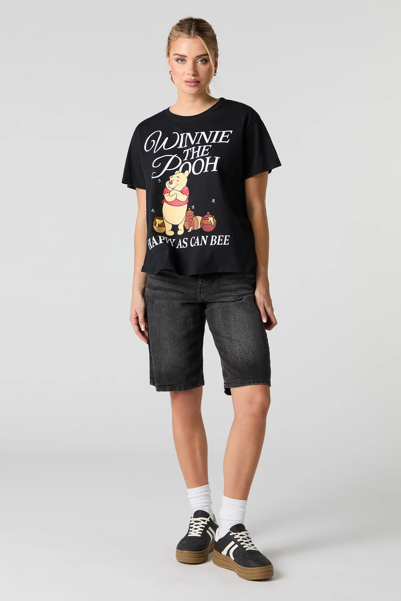 T-shirt coupe garçonne à imprimé Winnie The Pooh - Image 3