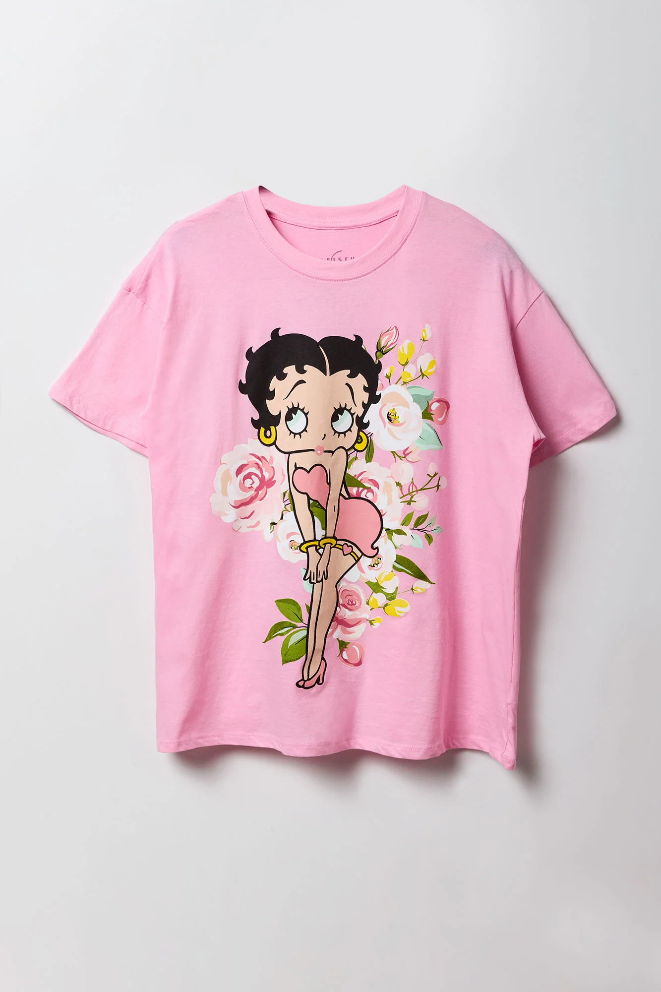 Betty Boop Graphic Boyfriend T-Shirt - Image 4