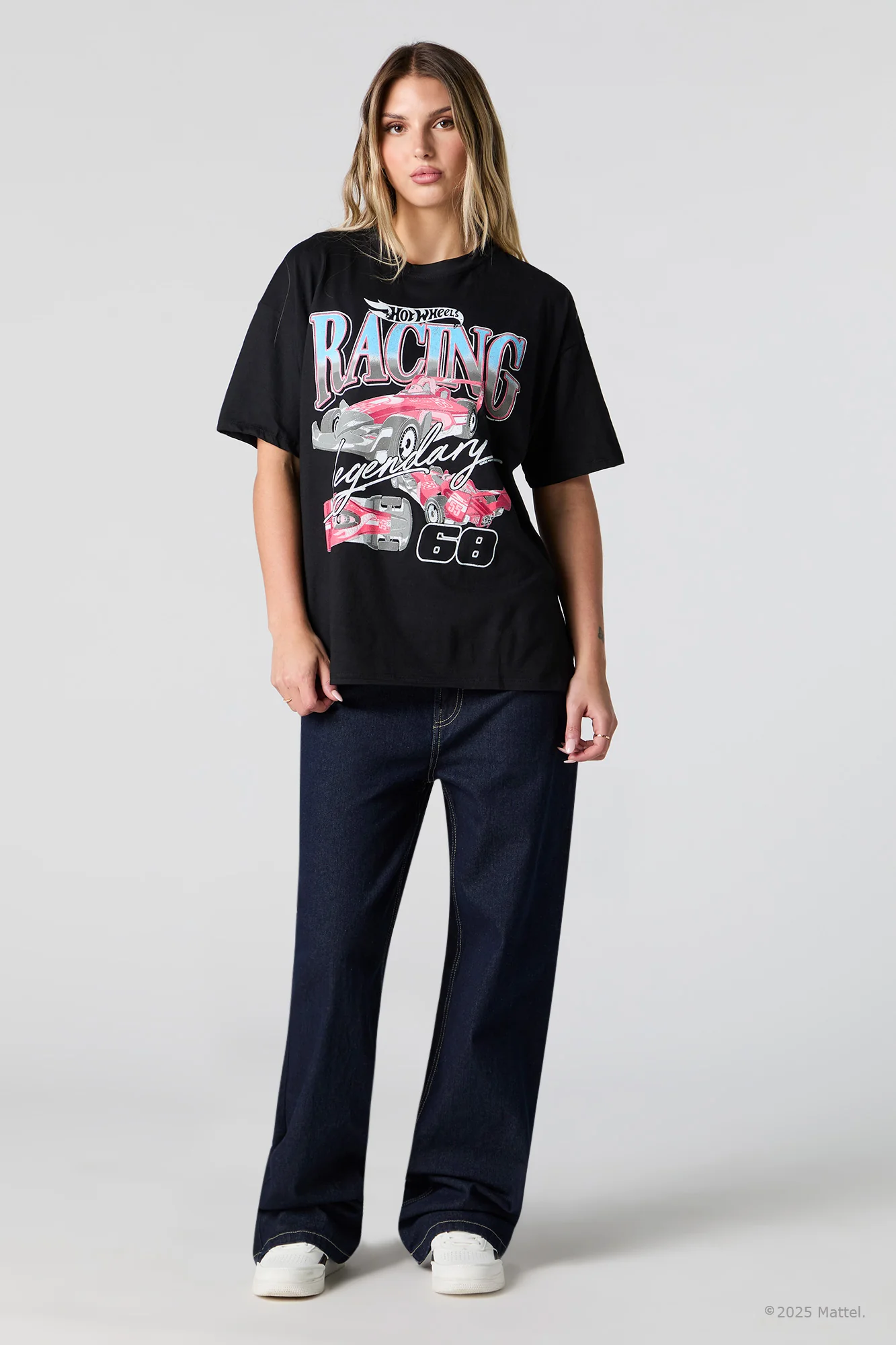 T-shirt coupe garçonne à imprimé Hot Wheels™ Racing - Image 2