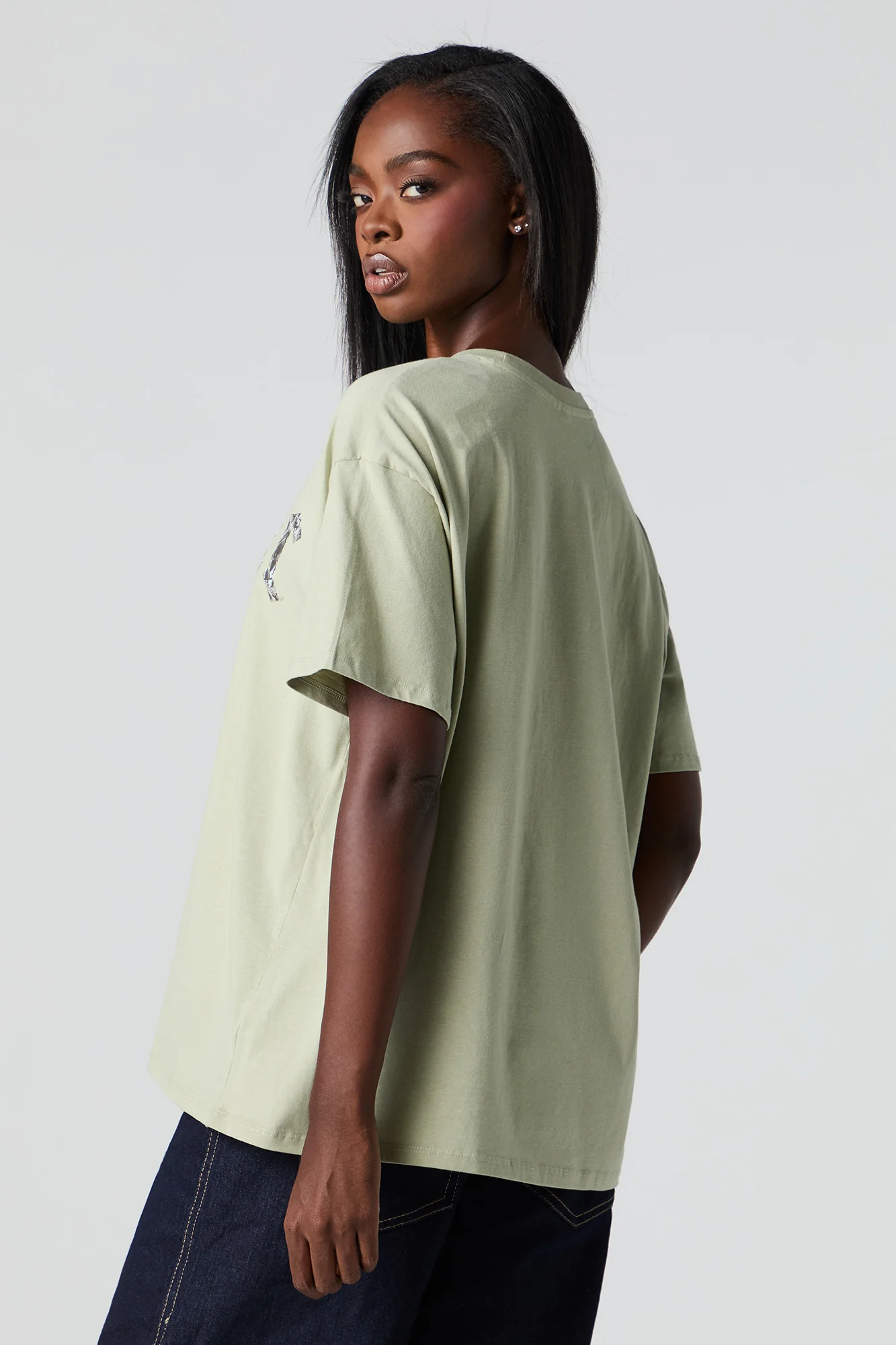 Tupac Graphic Boyfriend T-Shirt - Image 2