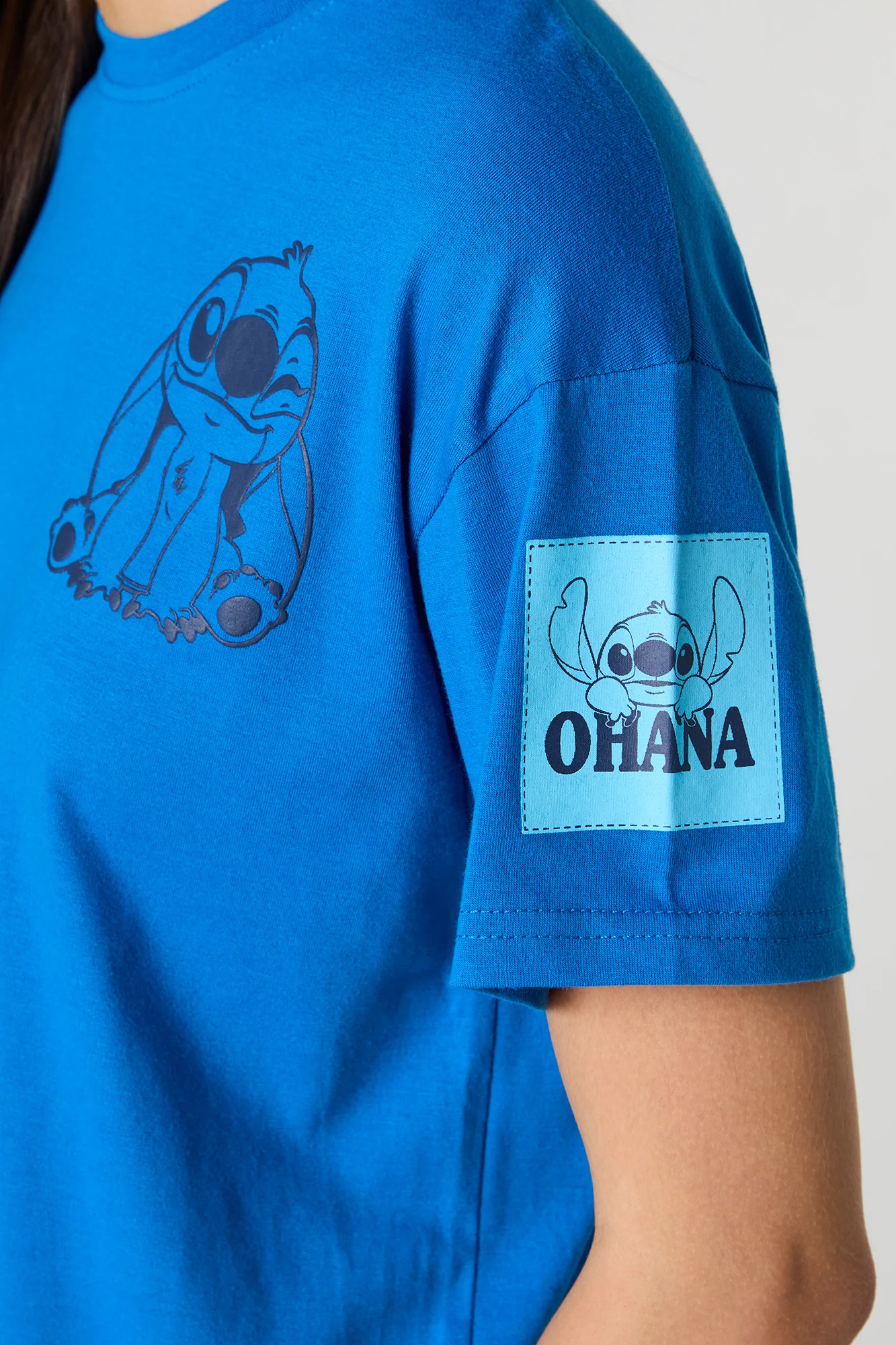Stitch Puff Print T-Shirt - Image 4