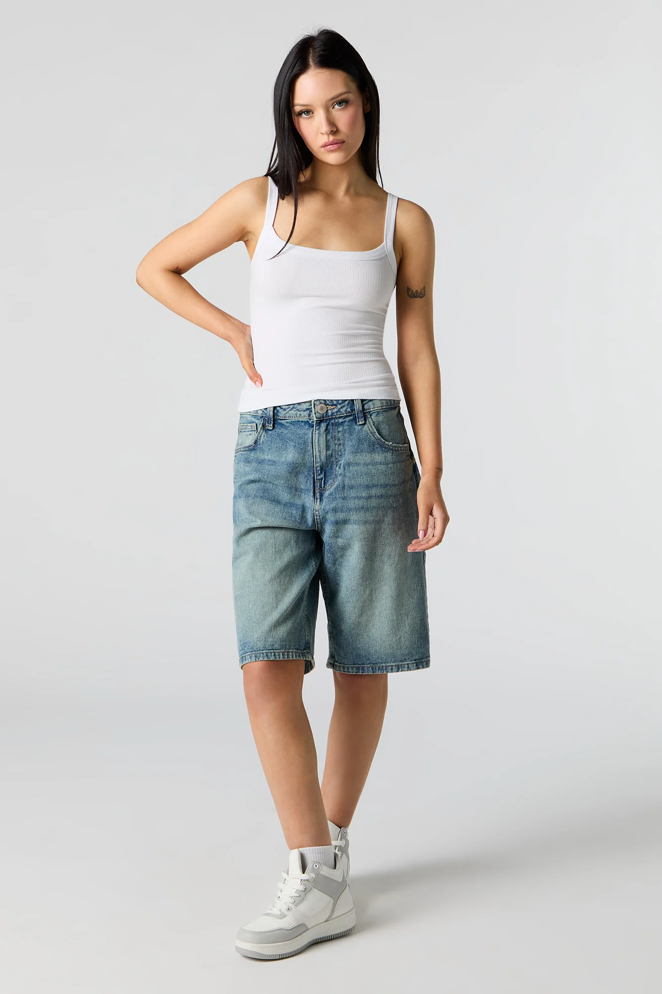 Ribbed Square Neck Tank - Image 15
