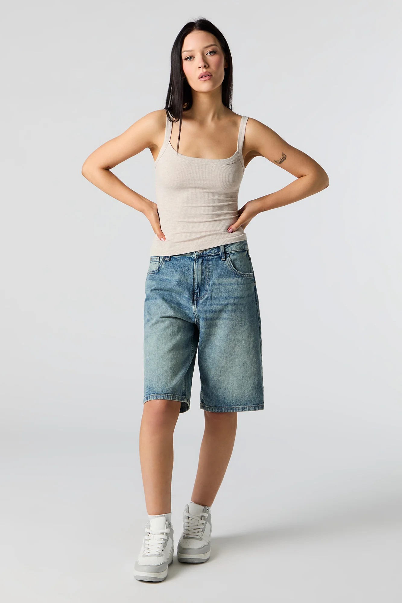 Ribbed Square Neck Tank - Image 18
