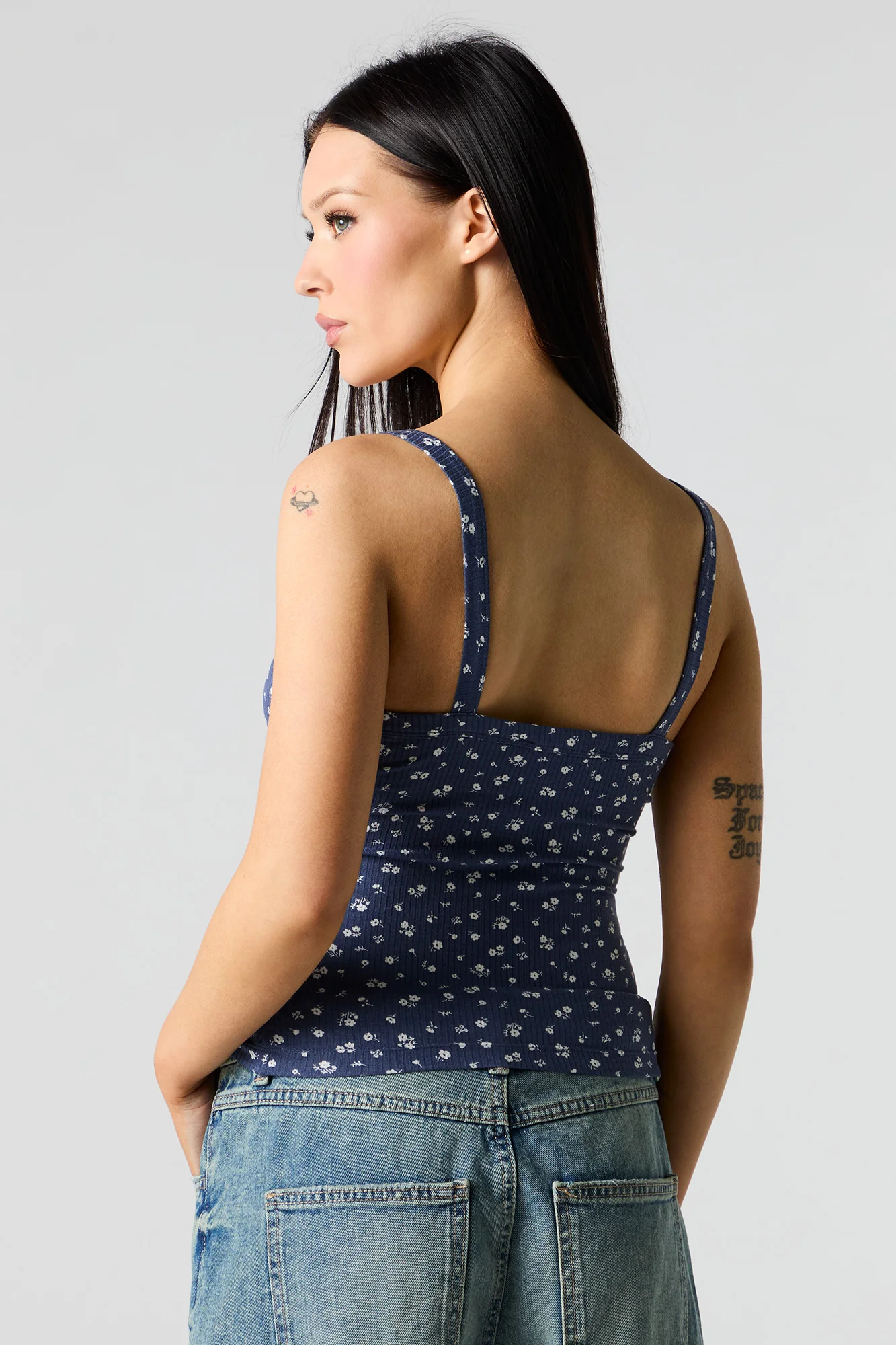Ribbed Square Neck Tank - Image 20