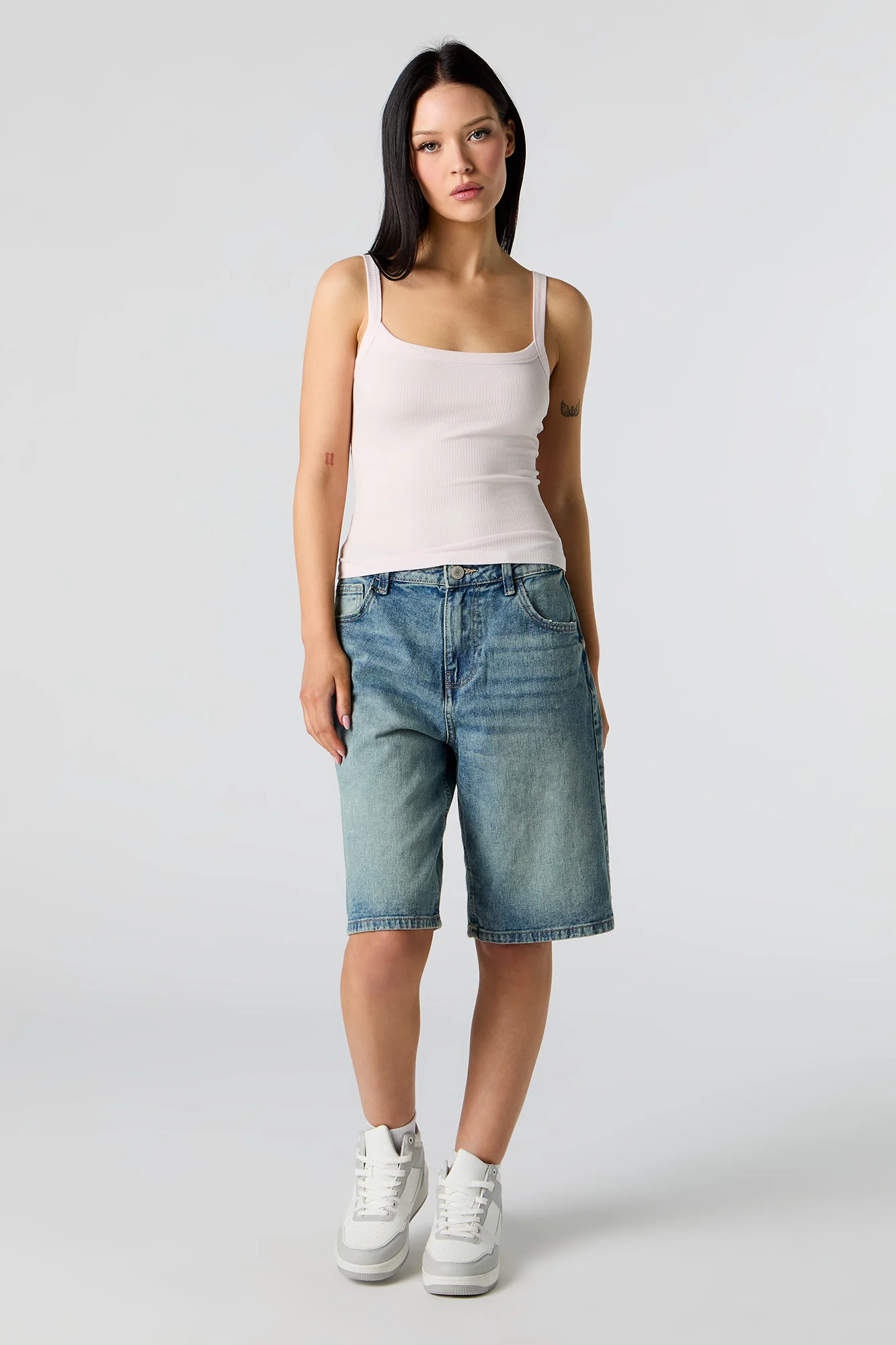 Ribbed Square Neck Tank - Image 24