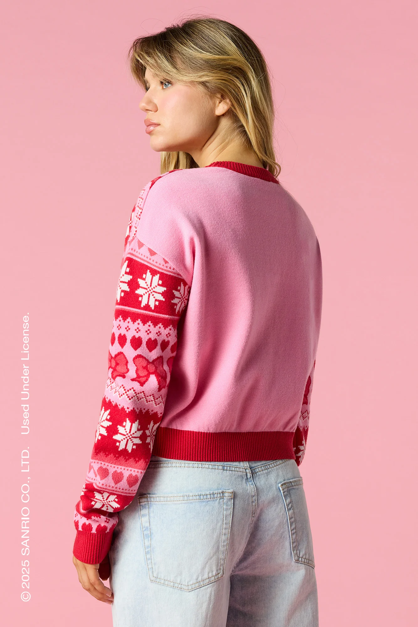 Hello Kitty® & Cinnamoroll™ Christmas Sweater - Image 2